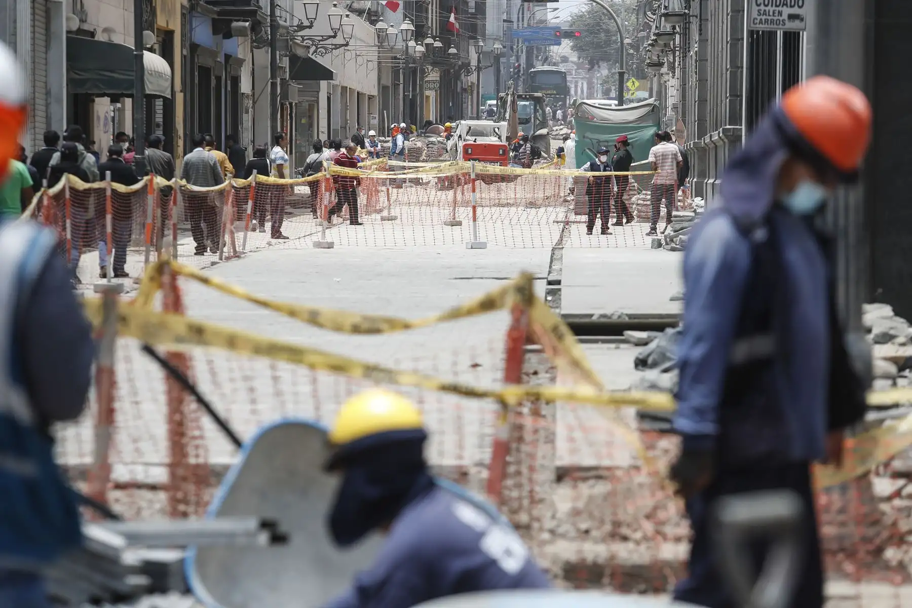 El municipio de Lima informó que la peatonalización del Damero de Pizarro es un proyecto que forma parte del plan maestro para la recuperación del Centro Histórico de Lima 2019-2029 con visión al 2035, que busca promover la mejora integral y sostenible de esta parte de nuestra ciudad.. Foto: ANDINA/Renato Pajuelo