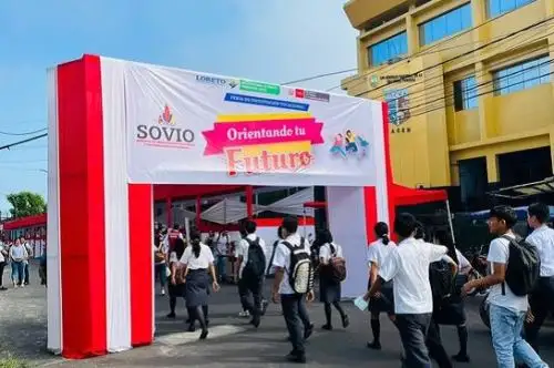 Escolares asisten a charlas de orientación vocacional. Foto: Cortesía.