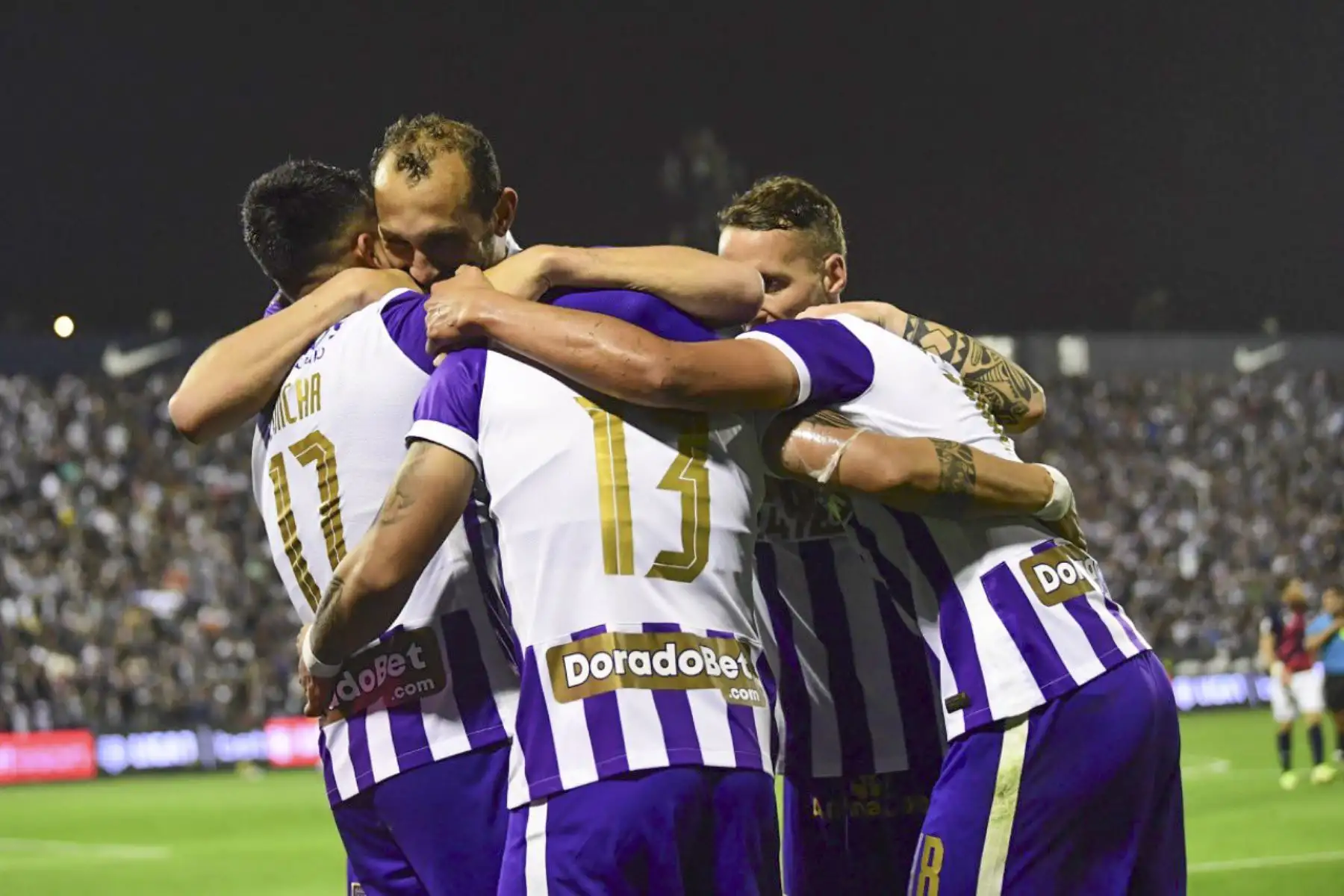 Alianza Lima gana 4 a 1 al Deportivo Municipal en un partido por la jornada 15 del Clausura por la Liga1 en el Estadio Alejandro Villanueva de la Victoria.
 Foto: Difusión