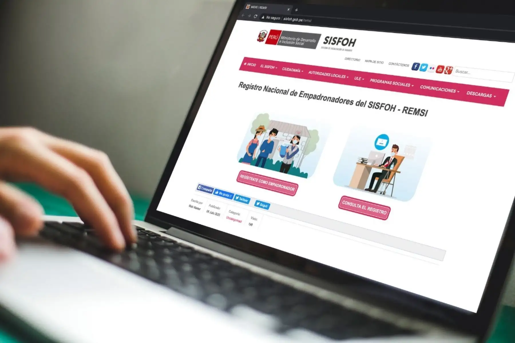 Midis fortalecerá capacidades de empadronadores de 1,874 gobiernos locales para determinar la clasificación socioeconómica de hogares vulnerables que acceden a programas sociales. ANDINA/Difusión