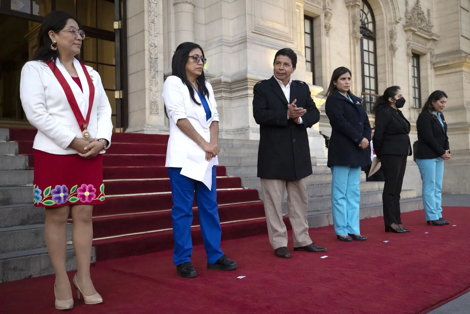 Presidente de la República, Pedro Castillo Terrones, sostiene reuniòn con representantes de la Coordinadora Nacional de Trabajadoras CAS Covid


Foto:ANDINA/Presidencia