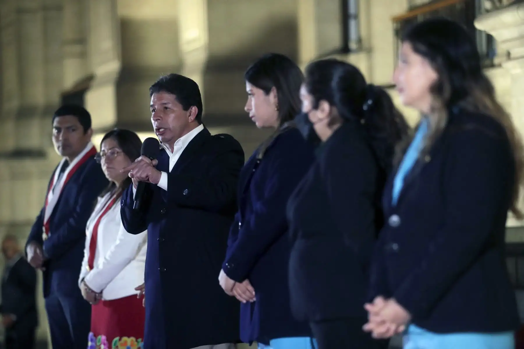 Presidente de la República, Pedro Castillo Terrones, sostiene reuniòn con representantes de la Coordinadora Nacional de Trabajadoras CAS Covid


Foto:ANDINA/Presidencia