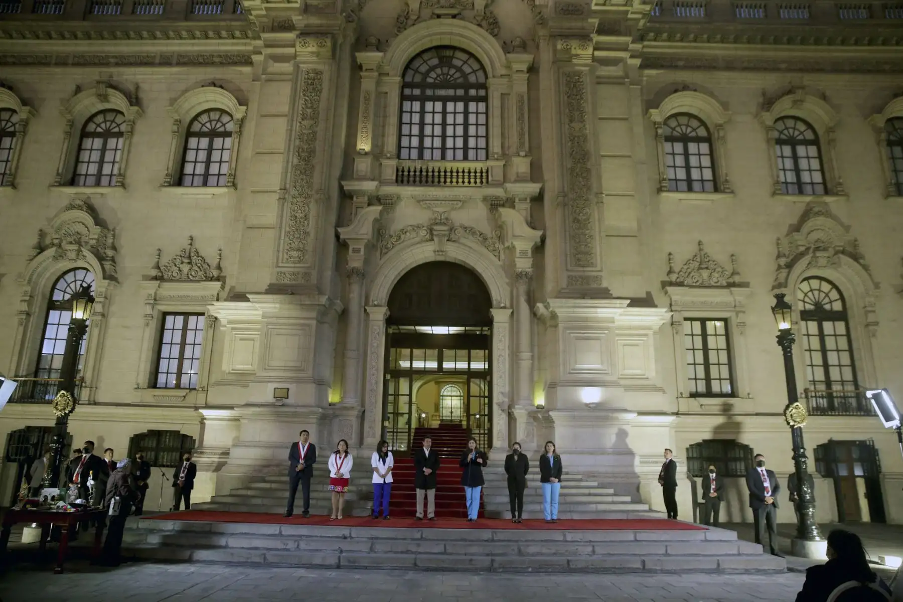 Presidente de la República, Pedro Castillo Terrones, sostiene reuniòn con representantes de la Coordinadora Nacional de Trabajadoras CAS Covid


Foto:ANDINA/Presidencia