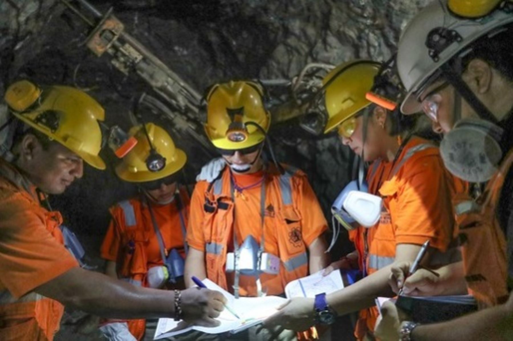 Trabajadores del sector minero. Cortesía