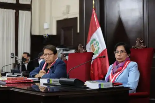 La Sala Penal Especial de la Corte Suprema, presidido por la jueza Inés Villa Bonilla, reinició hoy las audiencias presenciales con juicio oral al excongresista Kenji Fujimori.
