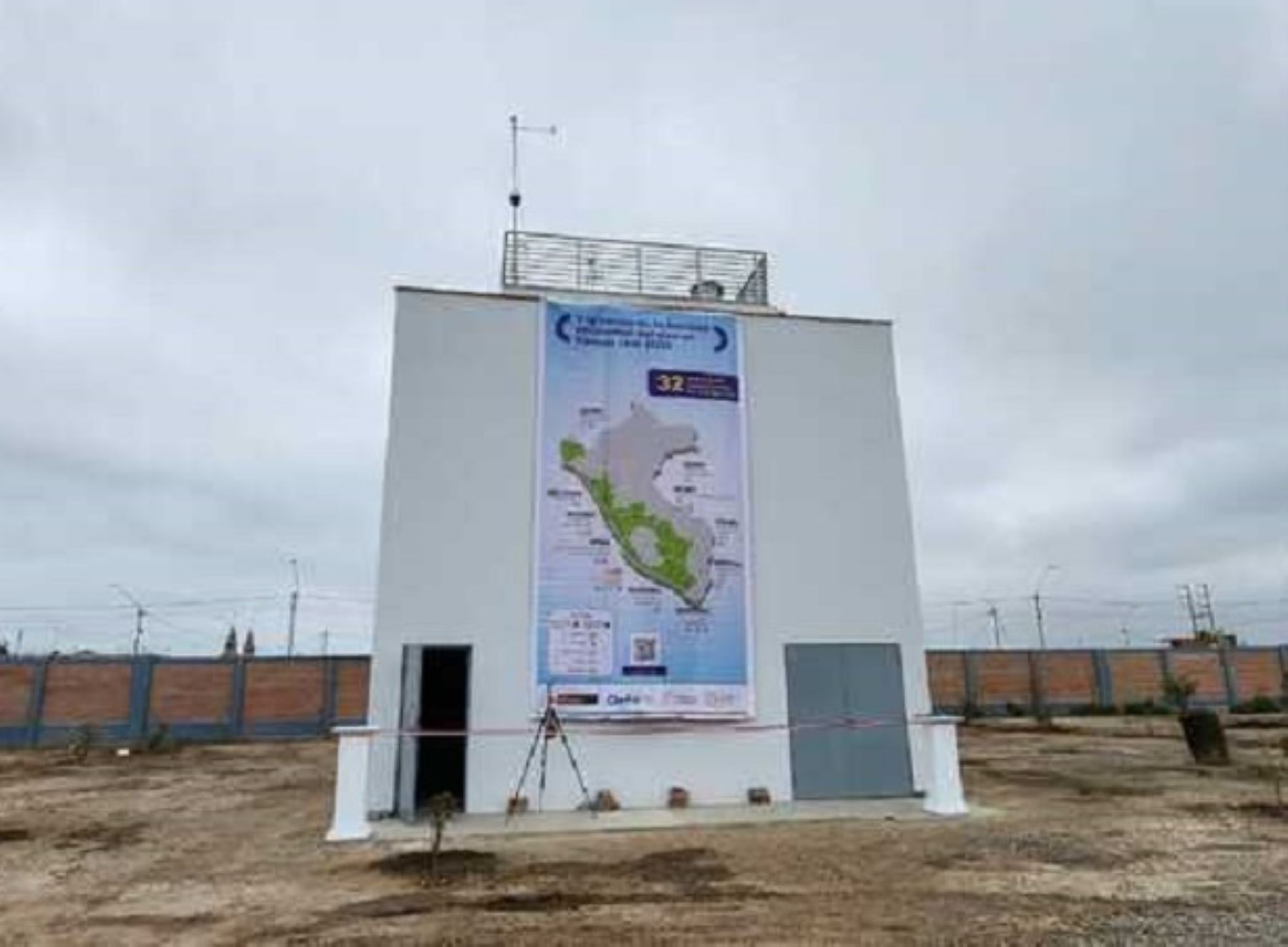 Ministerio del Ambiente inaugura primera red de vigilancia ambiental de la calidad del aire en la ciudad de Pisco, región Ica. ANDINA/Difusión