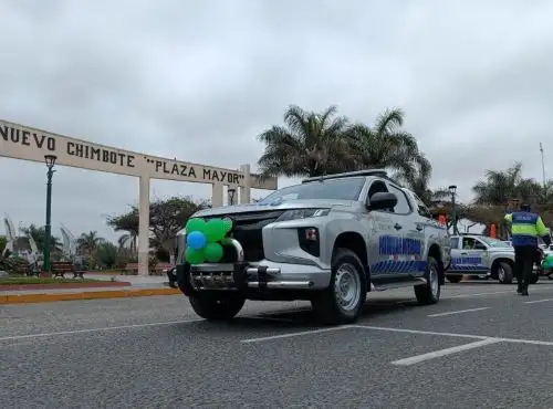 Municipalidad de Nuevo Chimbote, región Áncash, adquirió 10 camionetas para reforzar lucha contra la delincuencia en ese distrito.