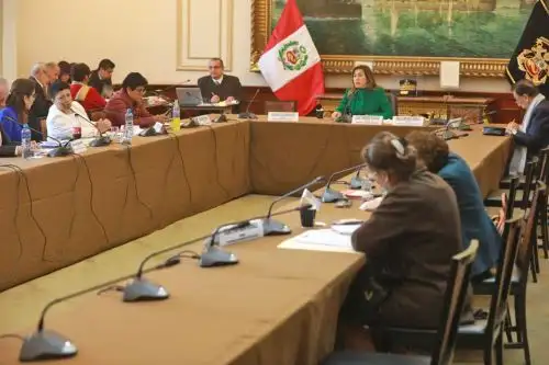 Miembros de la Subcomisión de Acusaciones Constitucionales del Congreso. Foto: ANDINA/difusión.
