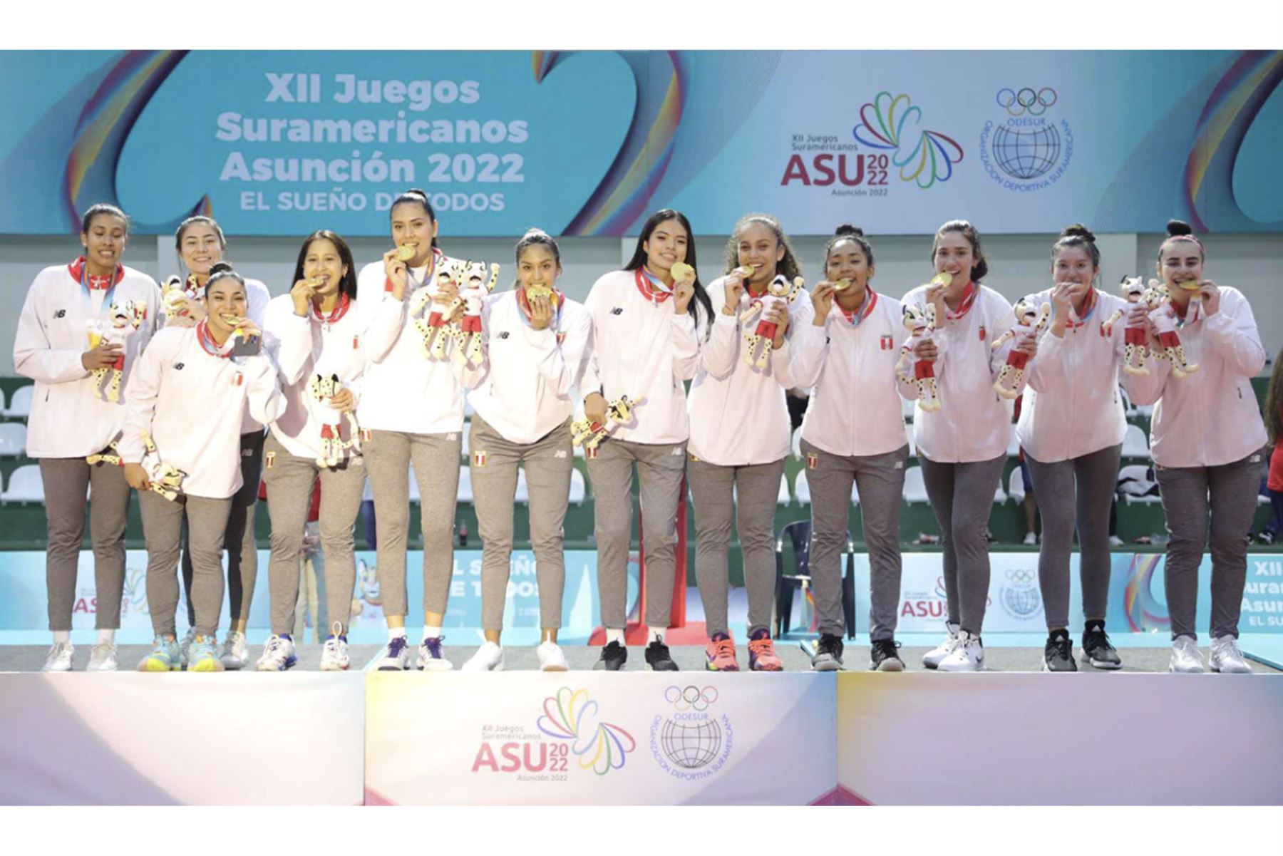 Selección de vóley peruana gana la medalla de oro en los juegos ASU 2022.