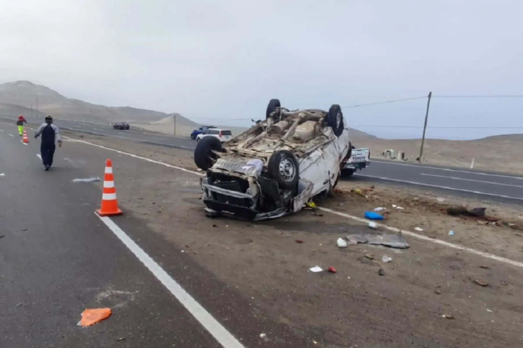 Accidente de carretera (imagen referencial). Foto: ANDINA/Difusión