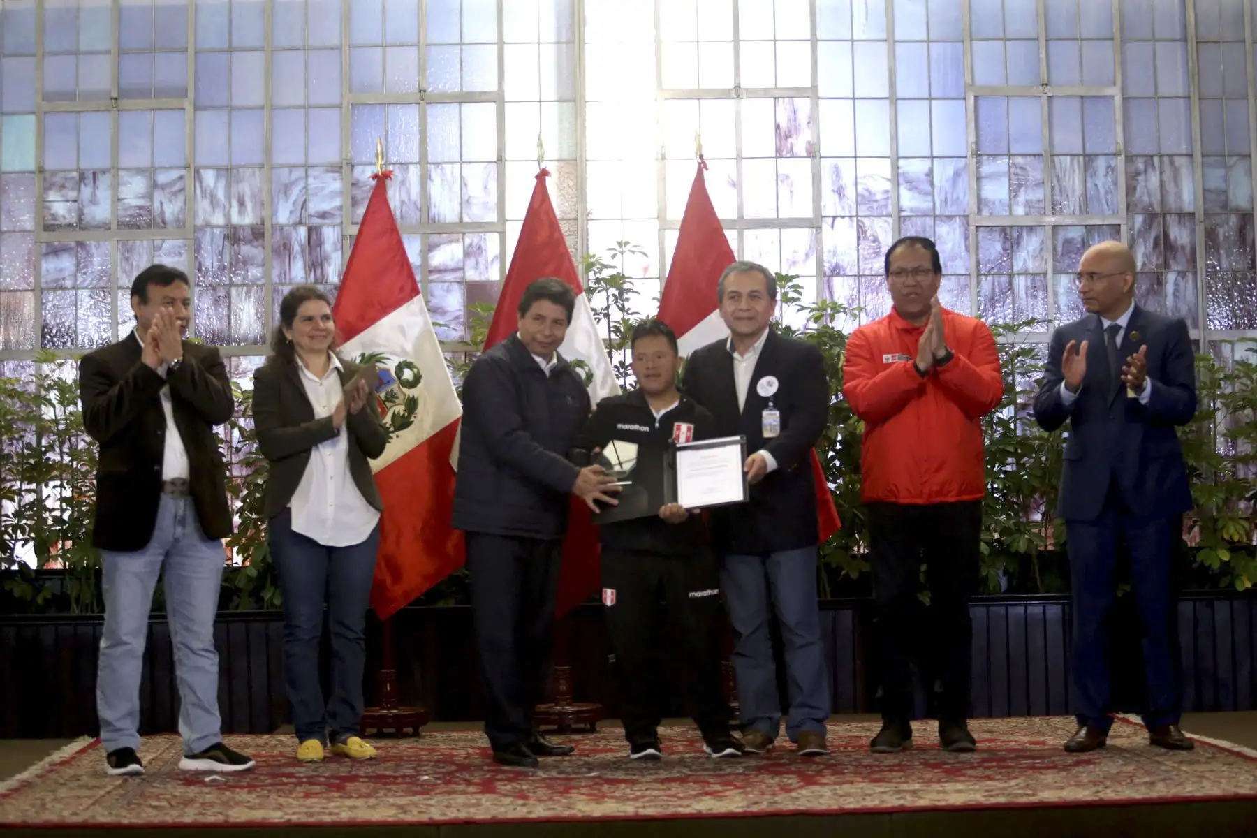 Presidente Pedro Castillo, lidera ceremonia de reconocimiento y conmemoración por el Día Nacional de la Persona con Discapacidad.

Foto: ANDINA/Prensa Presidencia