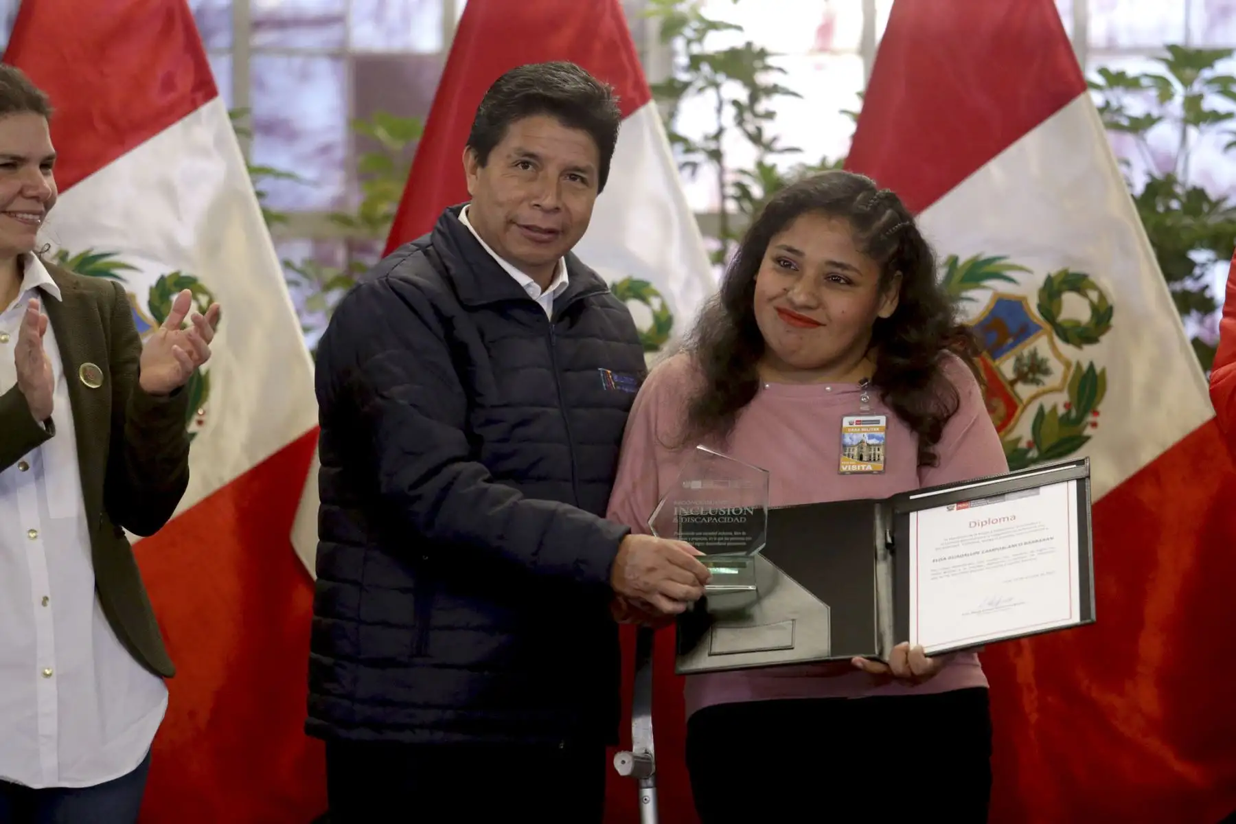 Presidente Pedro Castillo, lidera ceremonia de reconocimiento y conmemoración por el Día Nacional de la Persona con Discapacidad.

Foto: ANDINA/Prensa Presidencia