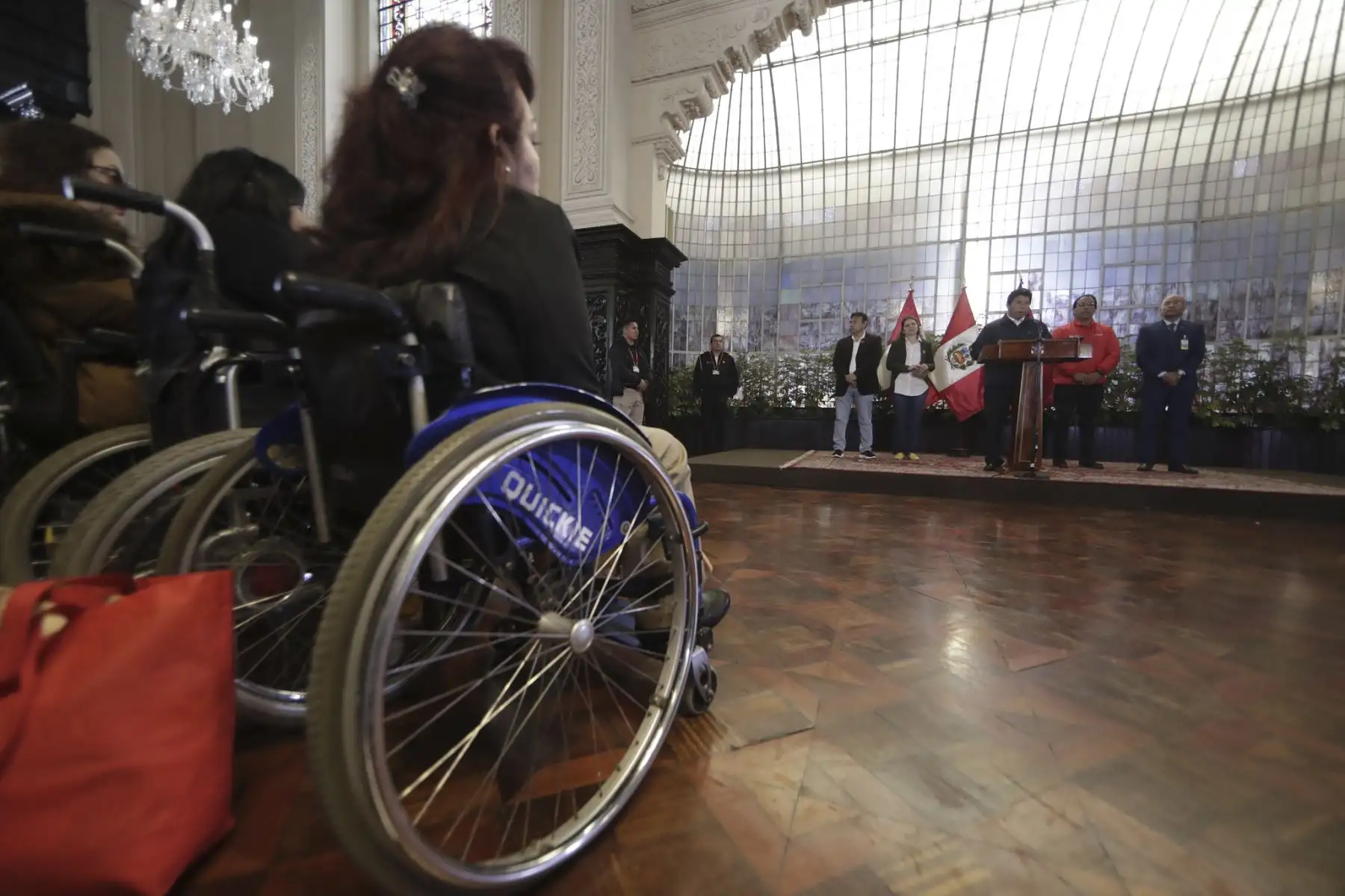 Presidente Pedro Castillo, lidera ceremonia de reconocimiento y conmemoración por el Día Nacional de la Persona con Discapacidad.

Foto: ANDINA/Prensa Presidencia