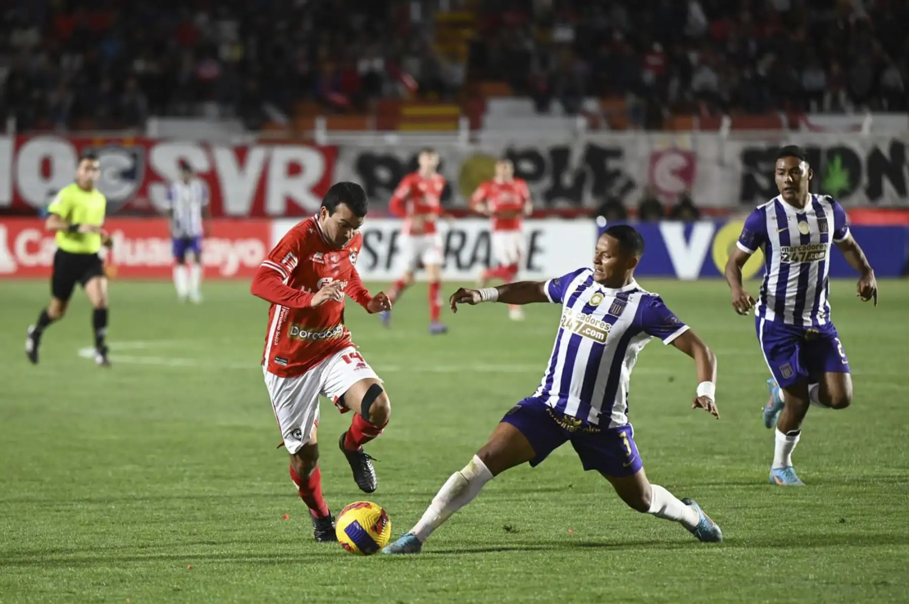 Alianza Lima venció 2-0 a Cienciano durante partido por la fecha 16 del Torneo Clausura, en el Estadio Inca Garcilaso de la Vega. Foto: Club Cienciano