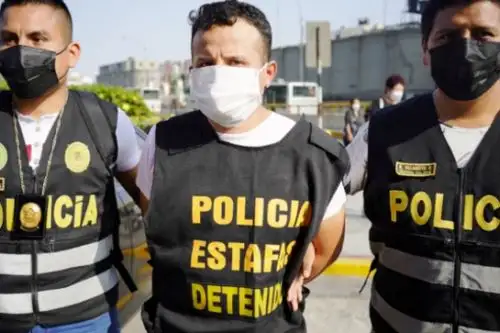 Mininter: más de 180 estafadores fueron capturados por la Policía en lo que va del 2022. Foto: ANDINA/Difusión.