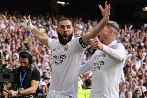 Delantero francés del Real Madrid, Karim Benzema. Foto: AFP