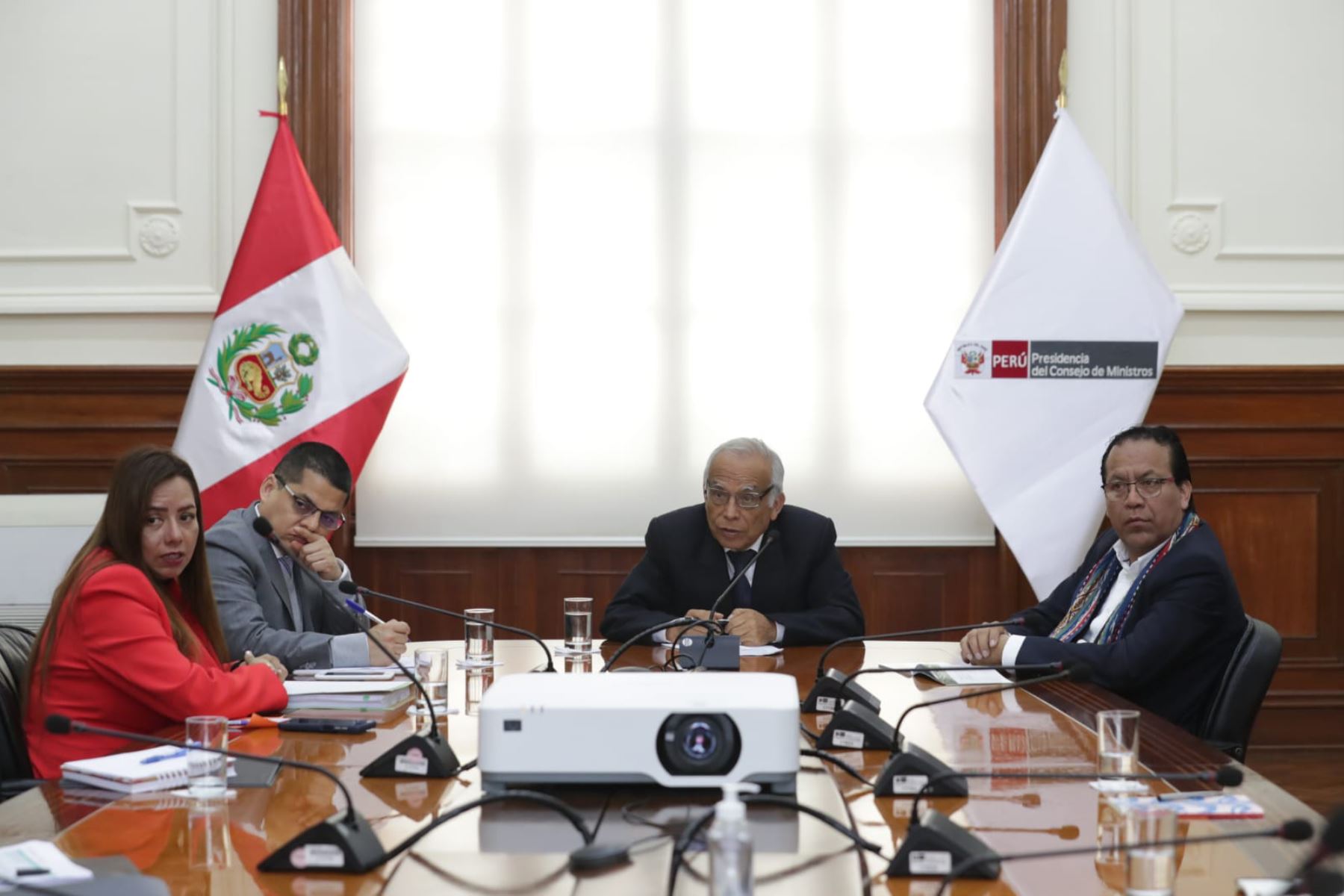 Jefe del Gabinete Ministerial, Aníbal Torres, lideró reunión sobre proyecto Chavimochic