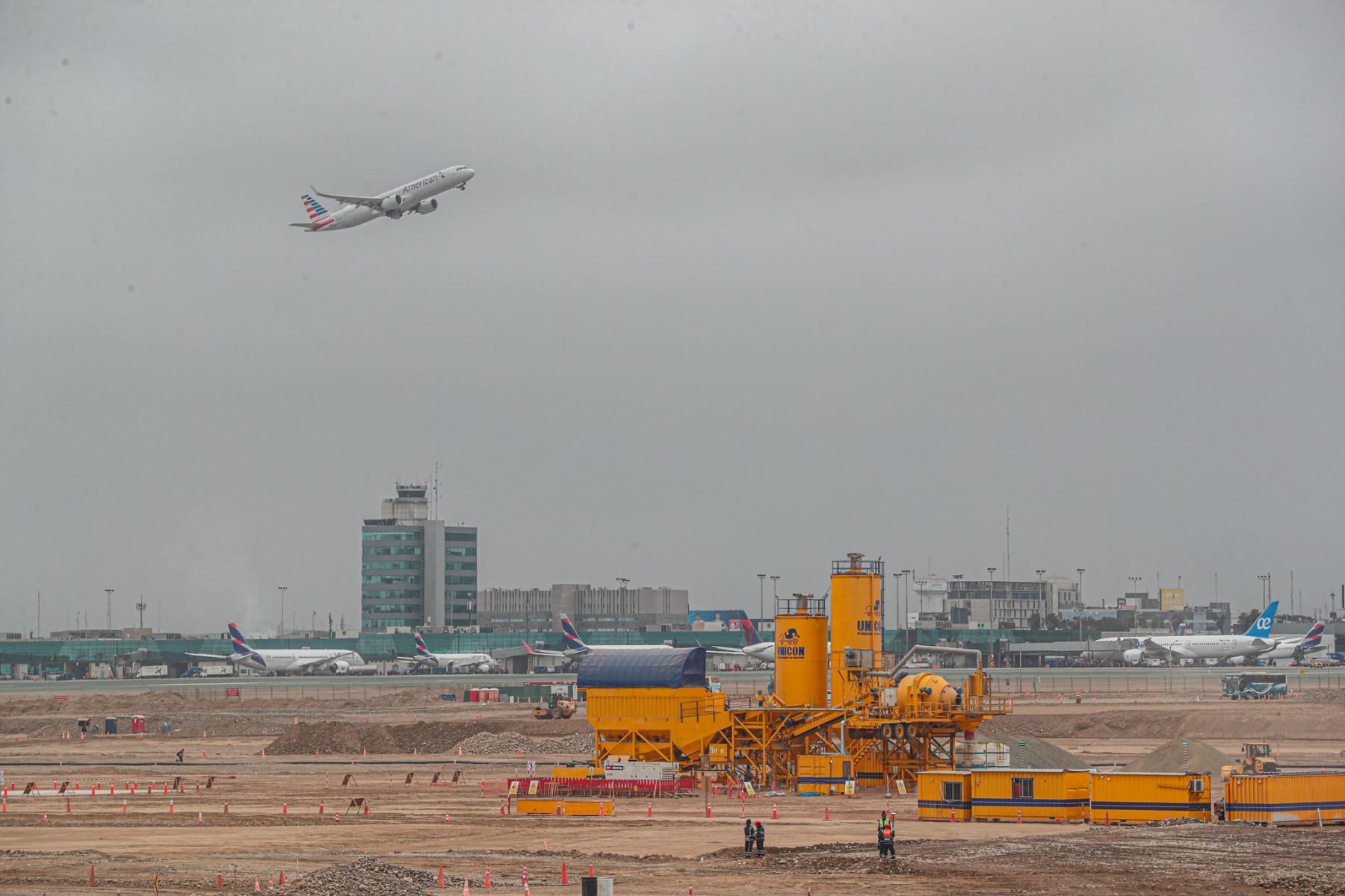 Vista del Aeropuerto Internacional Jorge Chávez. Foto: ANDINA/MTC