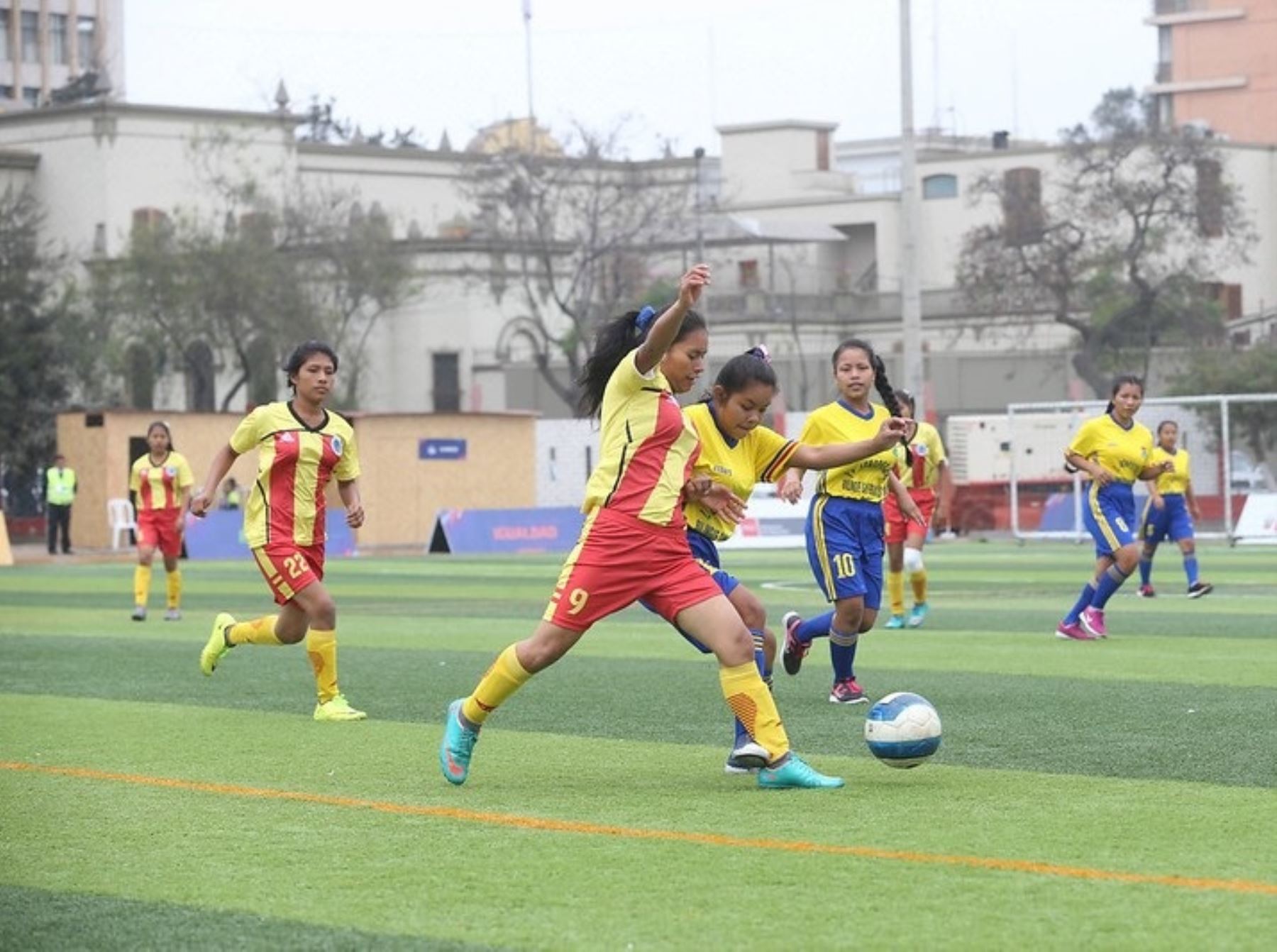 Ocho equipos representarán a los pueblos originarios en la  etapa final de fútbol femenino de los Juegos Escolares Deportivos y Paradeportivos 2022 que se celebrará en Lima. ANDINA/Difusión