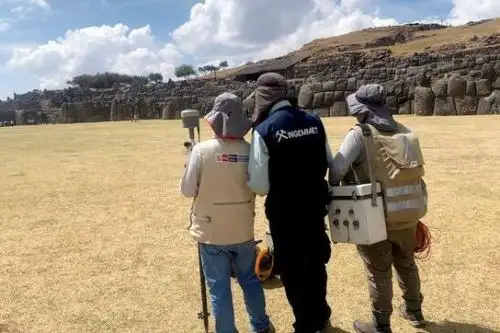El parque arqueológico de Sacsayhuamán fue declarado Patrimonio Cultural de la Nación en el 2006. Foto: Ingemmet