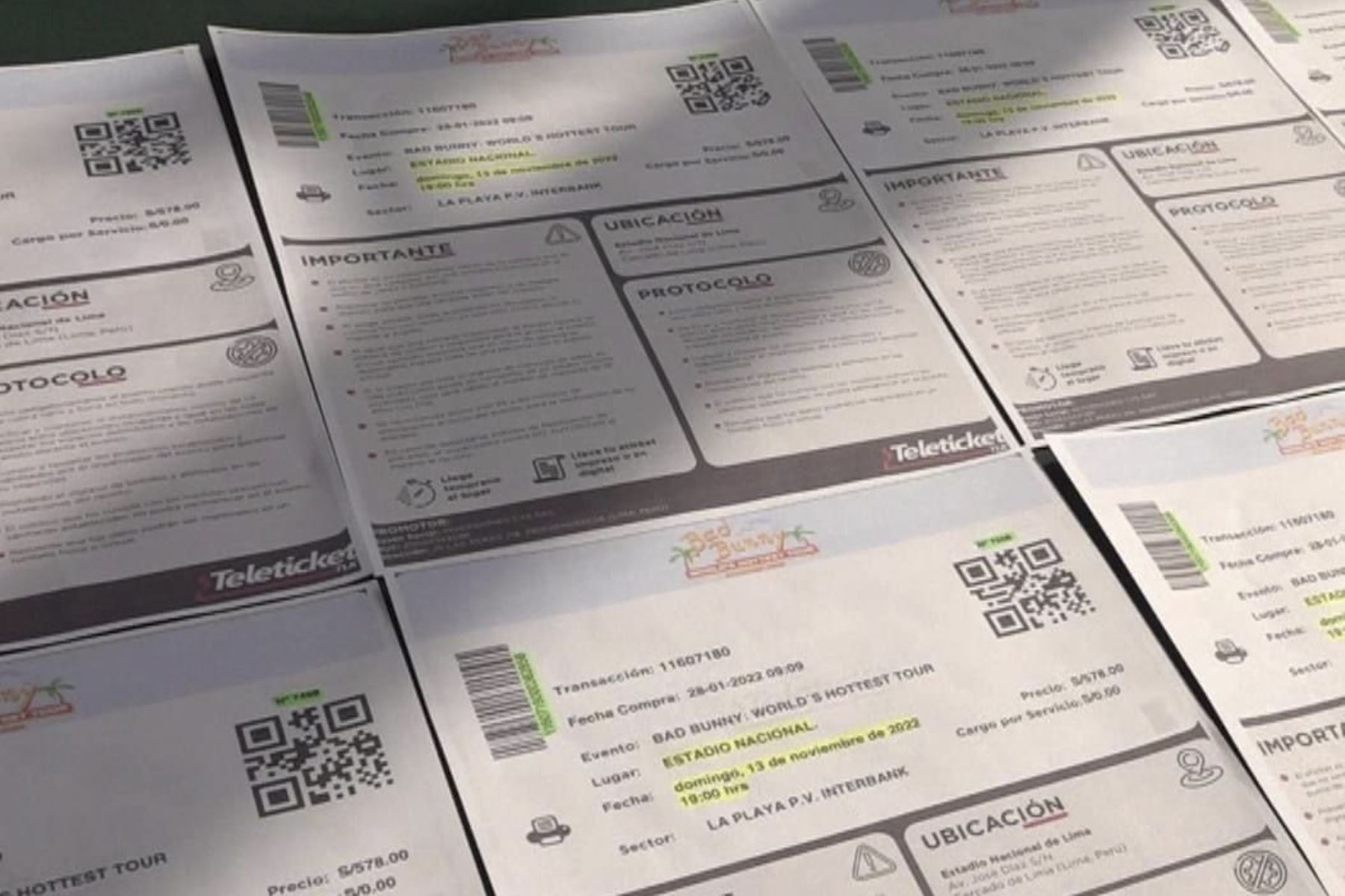 Sujeto vendía entradas falsas para el concierto de Daddy Yankee; PNP le incautó tarjetas de diferentes entidades bancarias. Foto: ANDINA/Difusión