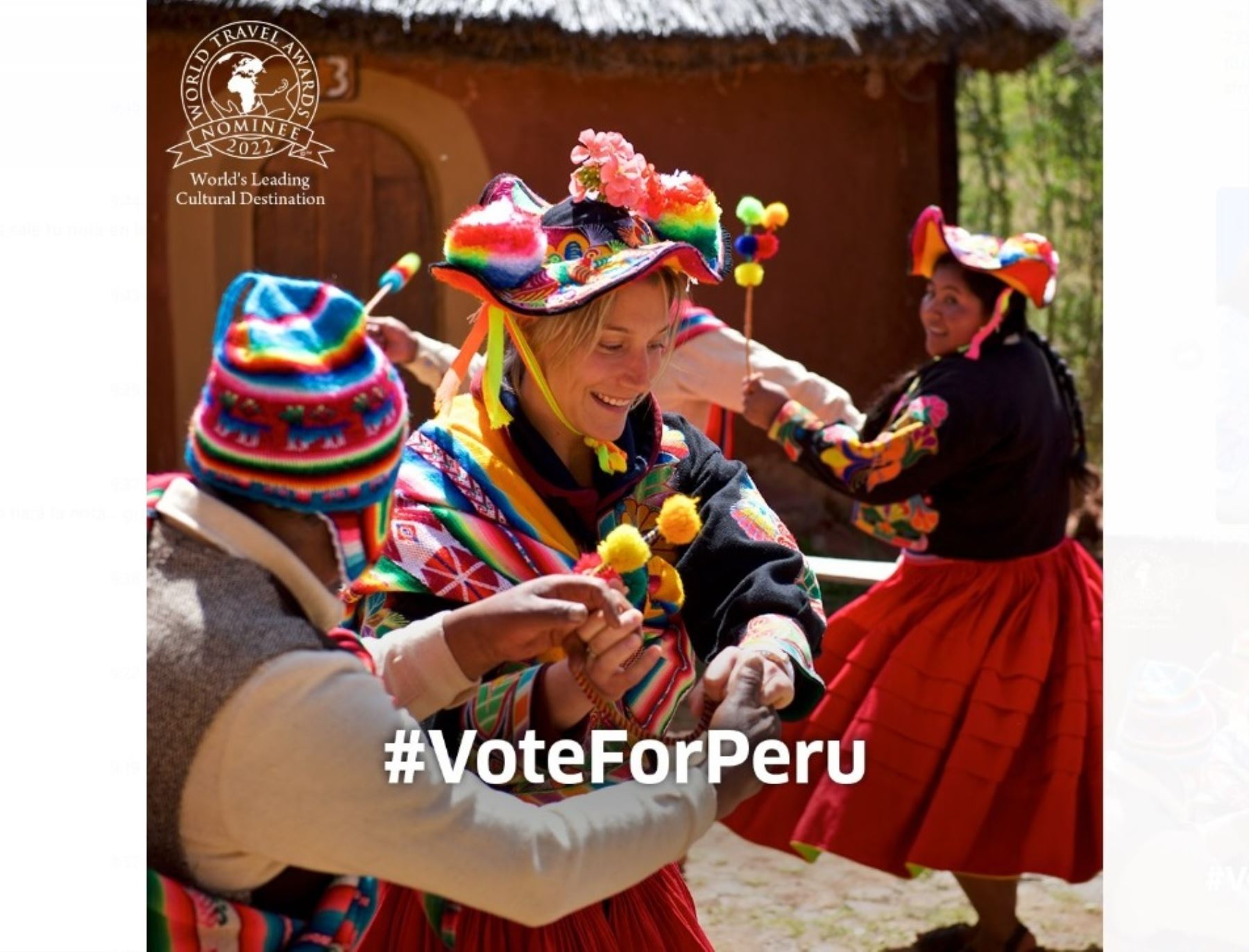 Perú compite como “Mejor destino cultural líder del mundo” en la edición global los World Travel Awards 2022, conocidos como los premios Óscar del Turismo mundial.