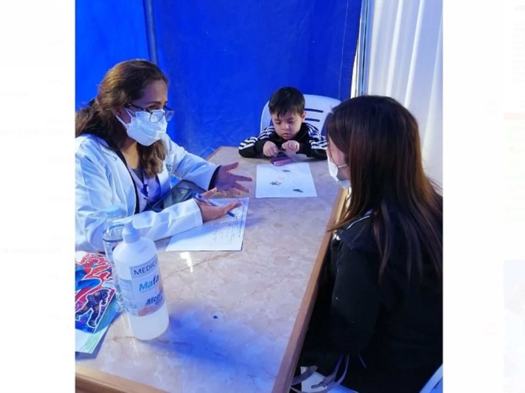 Instituto Nacional de Salud del Niño brindó atención niños del distrito de Huarmey
