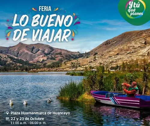 La feria “Lo bueno de viajar”, cuyo horario de atención es de 11:00 a 18:00 horas, permitirá conocer las mejores ofertas de viaje para explorar tanto el Valle del Mantaro como otros destinos del centro del Perú, pletóricos en belleza paisajística, biodiversidad, cultura ancestral, tradiciones y costumbres, aventura, generosa hospitalidad, bailes y música exultantes, así como una vasta gastronomía típica de irresistibles sabores y aromas.