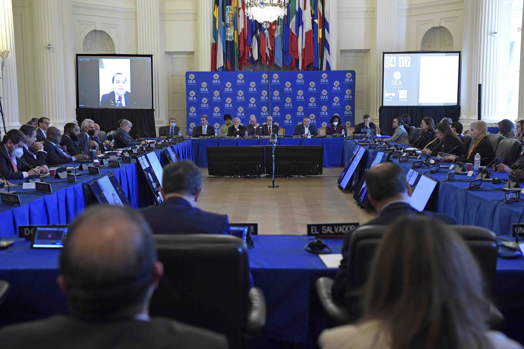 Consejo Permanente de la OEA. Foto: Efe.