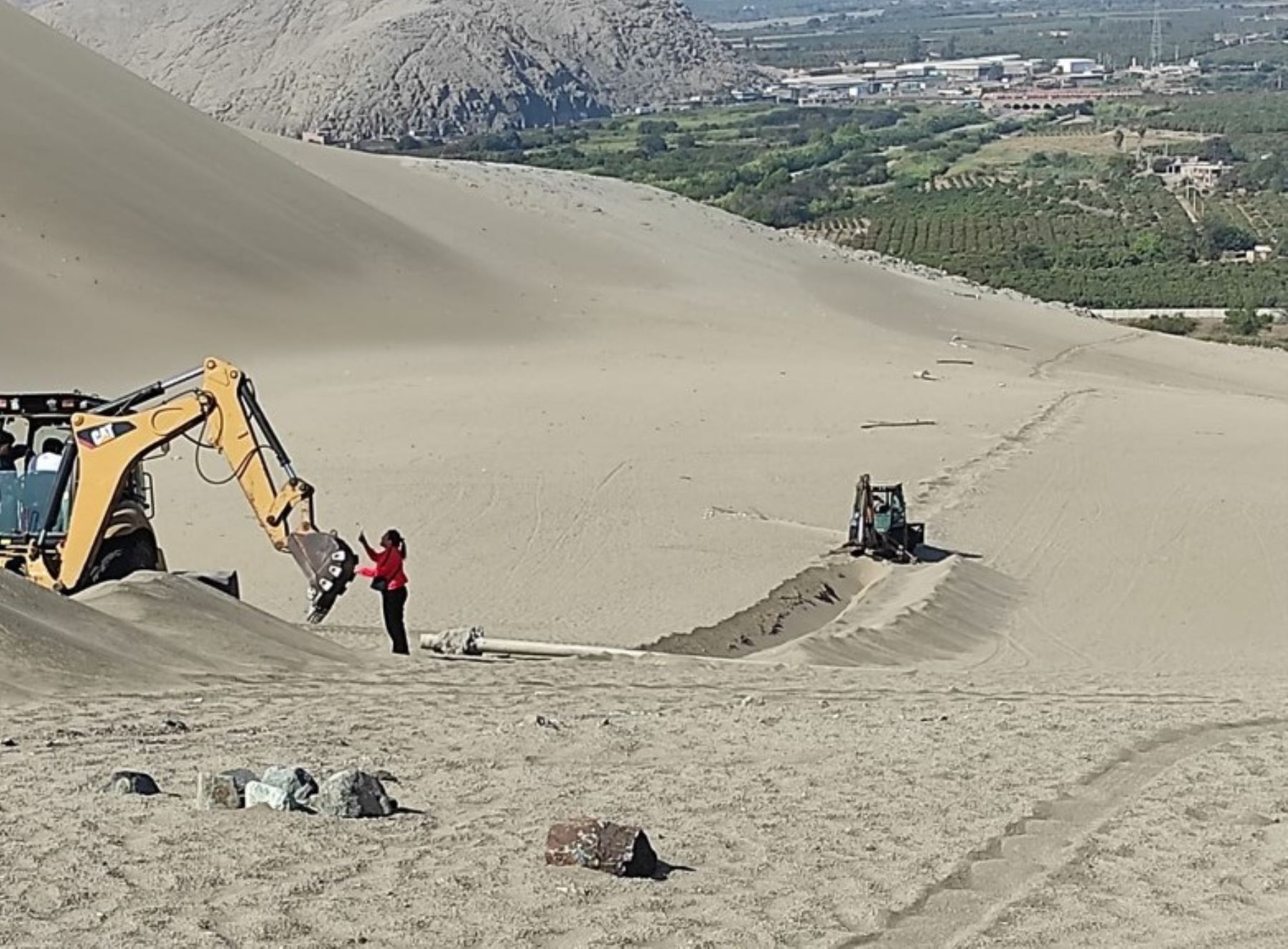 Ministerio de Cultura dispuso la protección provisional del sitio arqueológico Manchán, en Casma, región Áncash, amenazado por excavaciones ilegales. Foto: ANDINA/difusión.