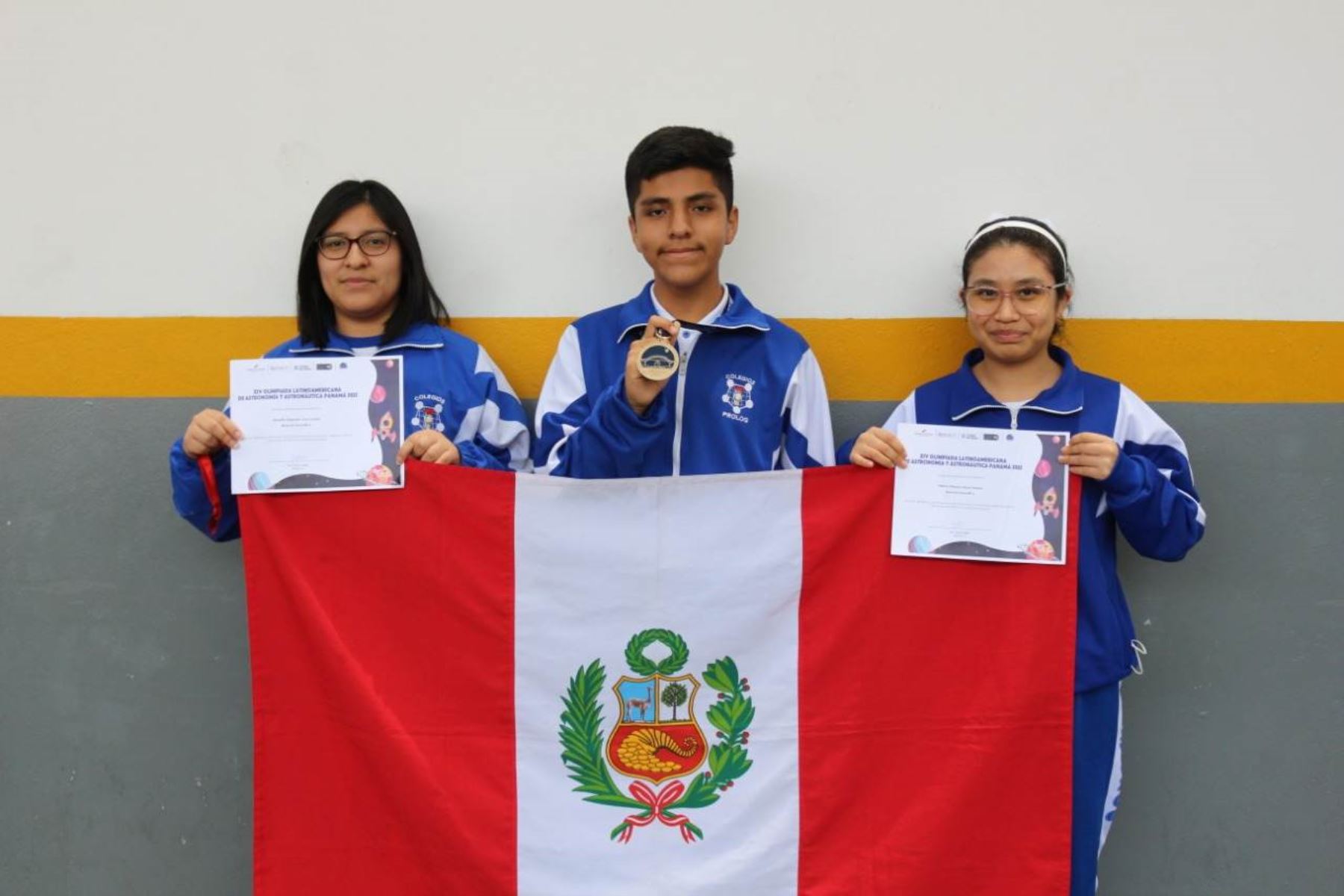 Escolares de Villa María del Triunfo, Chorrillos y Huacho triunfaron en la XIV Olimpiada Latinoamericana de Astronomía y Astronáutica, el evento escolar de ciencias espaciales más grande del continente.