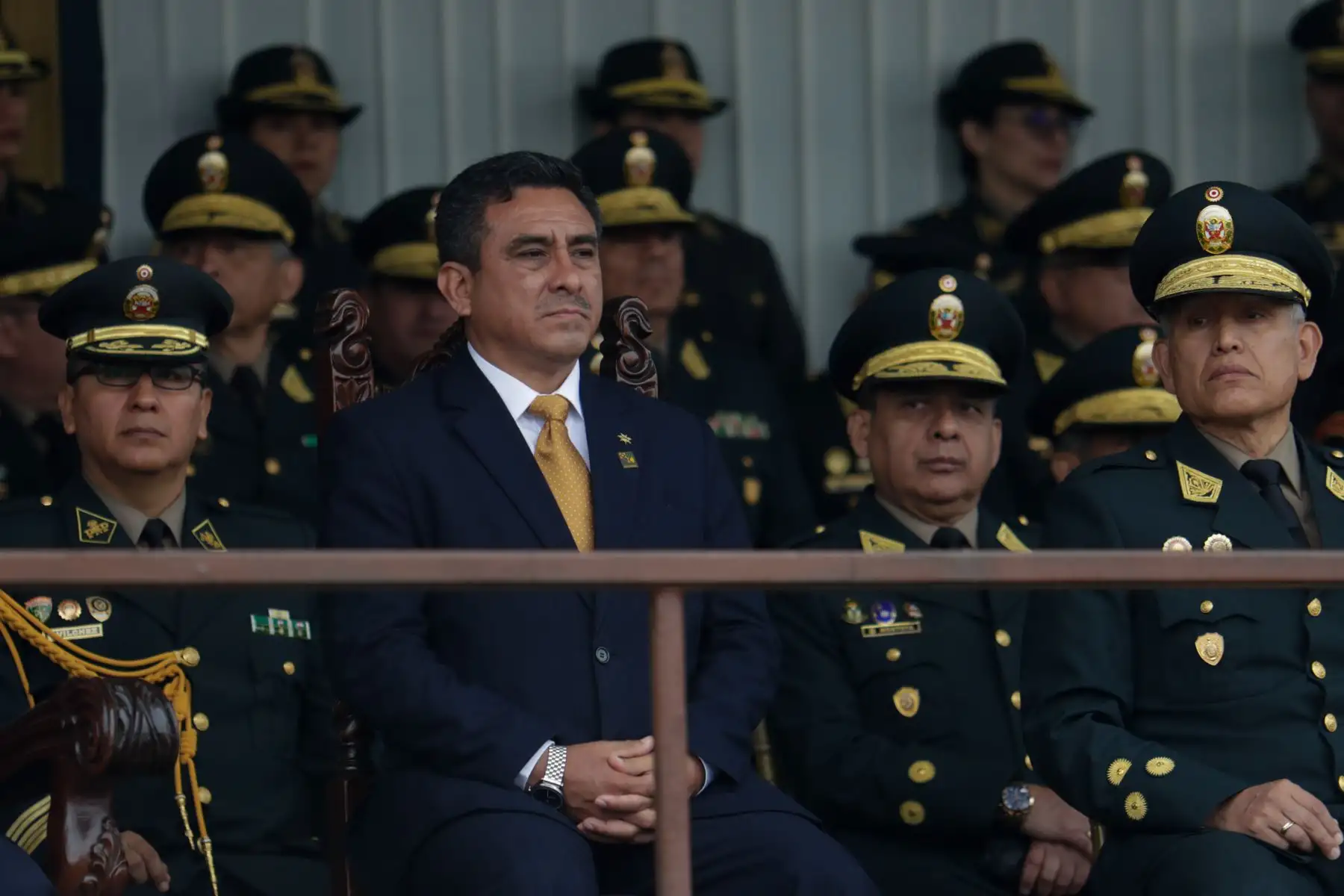 El presidente de la República, Pedro Castillo lidera ceremonia por 100° aniversario de la Dirección de Seguridad del Estado de la Policía Nacional del Perú. Foto: ANDINA/Prensa Presidencia