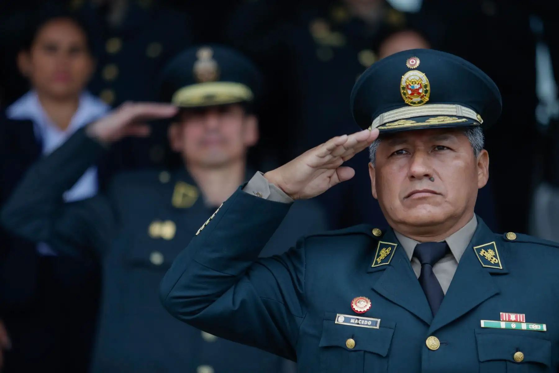 El presidente de la República, Pedro Castillo lidera ceremonia por 100° aniversario de la Dirección de Seguridad del Estado de la Policía Nacional del Perú. Foto: ANDINA/Prensa Presidencia