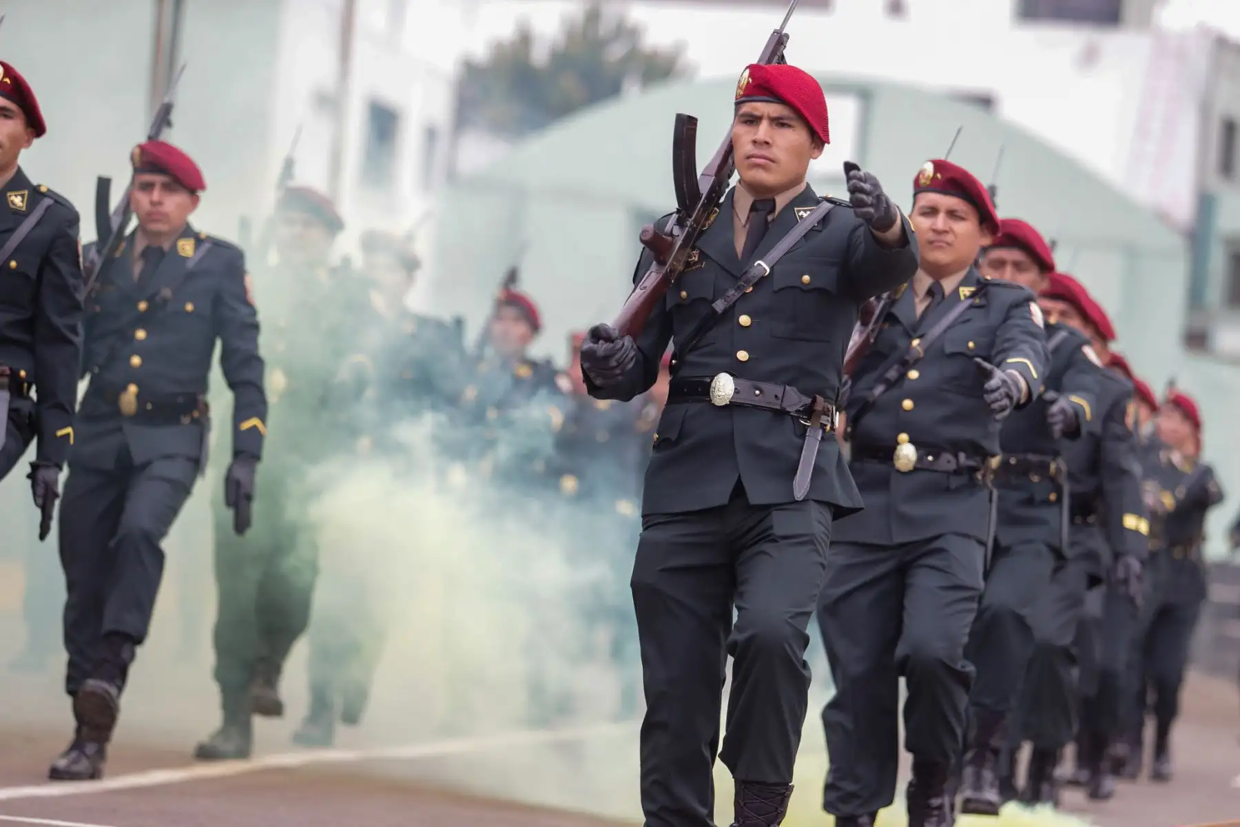 El presidente de la República, Pedro Castillo lidera ceremonia por 100° aniversario de la Dirección de Seguridad del Estado de la Policía Nacional del Perú. Foto: ANDINA/Prensa Presidencia