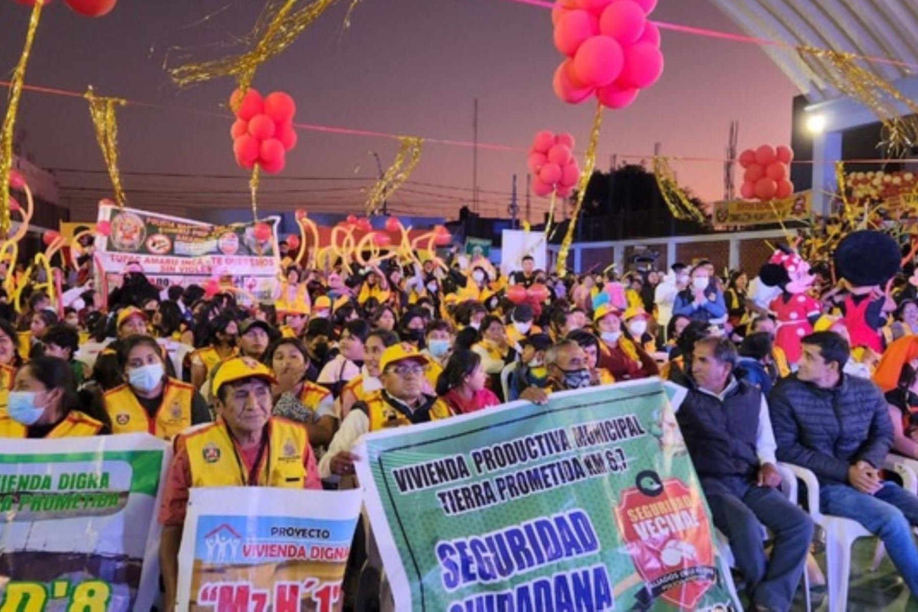 Ica: 2,000 personas se unen a las Juntas Vecinales para enfrentar inseguridad en Pisco