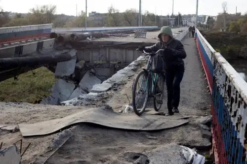 Impactos de la guerra en la población civil (imagen referencial). Foto: AFP