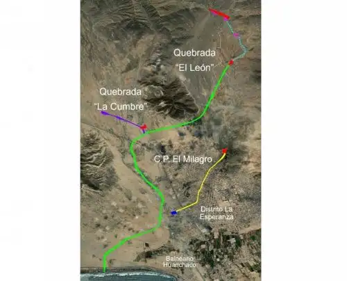 Más de 45,000 pobladores de Trujillo se beneficiarán con las obras de solución definitiva en la quebrada El León.