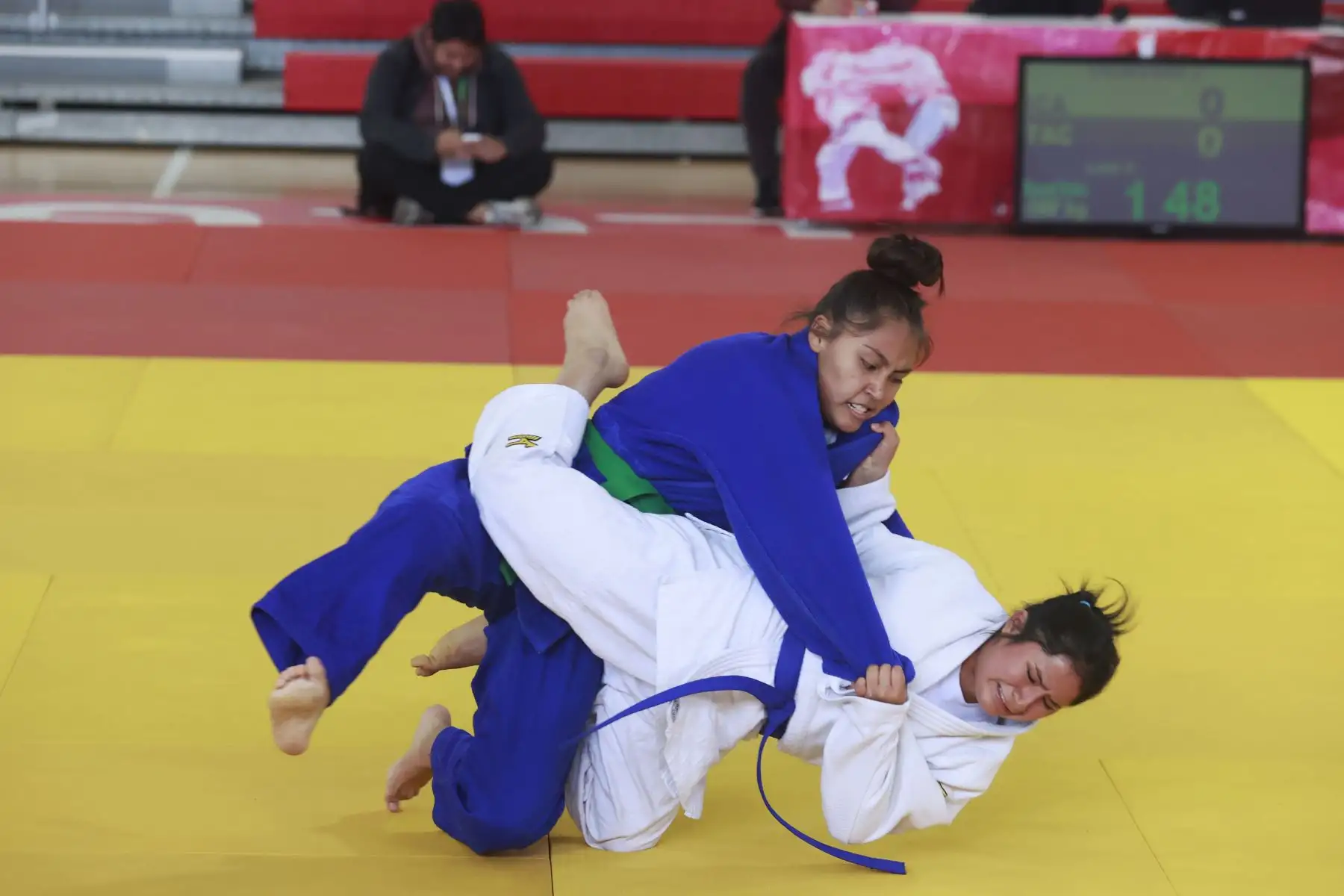 Participantes de Ica y Tacna en la competencia de judo. Foto: ANDINA/Melina Mejía