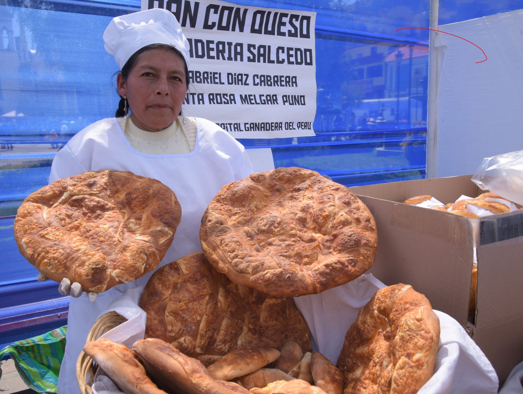 El famoso pan con queso de Santa Rosa, en Puno, busca su reconocimiento ante Indecopi. ANDINA/Difusión
