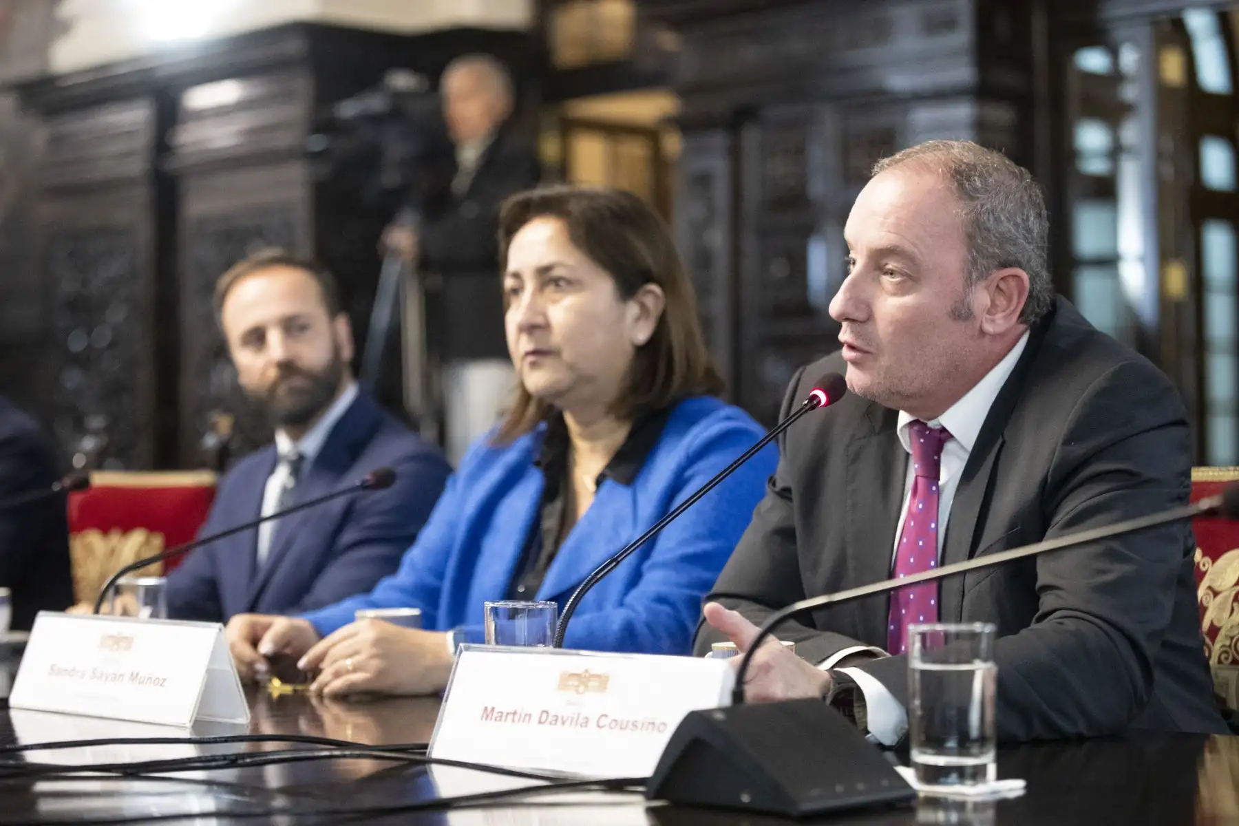 El presidente de la República, Pedro Castillo, se reúne con delegación de empresarios chilenos en Palacio de Gobierno en el marco del Foro Invest Day Perú-Chile. Foto: ANDINA/Prensa Presidencia