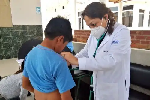 Jornada de salud para niños y gestantes del distrito de Mochumí. Foto: ANDINA/difusión.