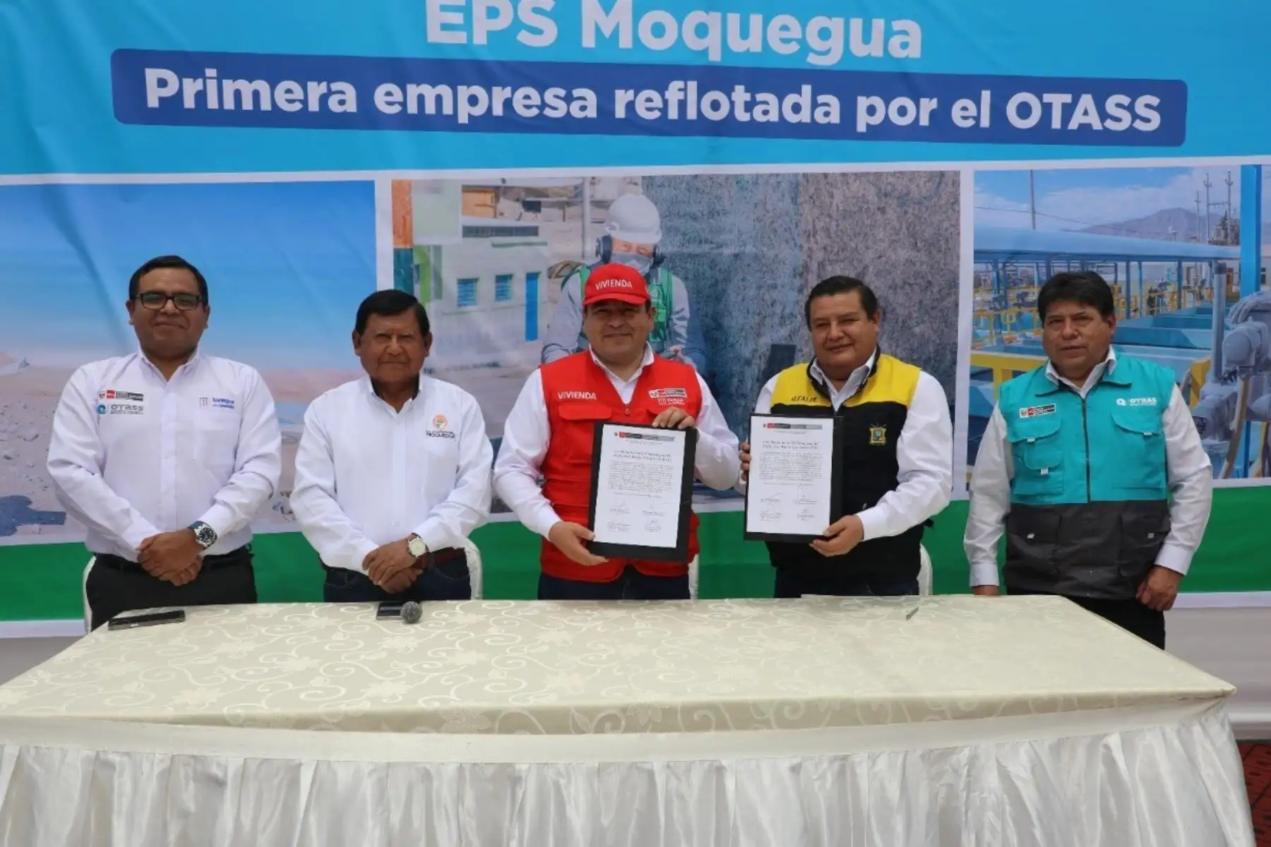 EPS Moquegua retorna a la administración municipal en la provincia de Mariscal Nieto. Foto: Otass/Difusión.