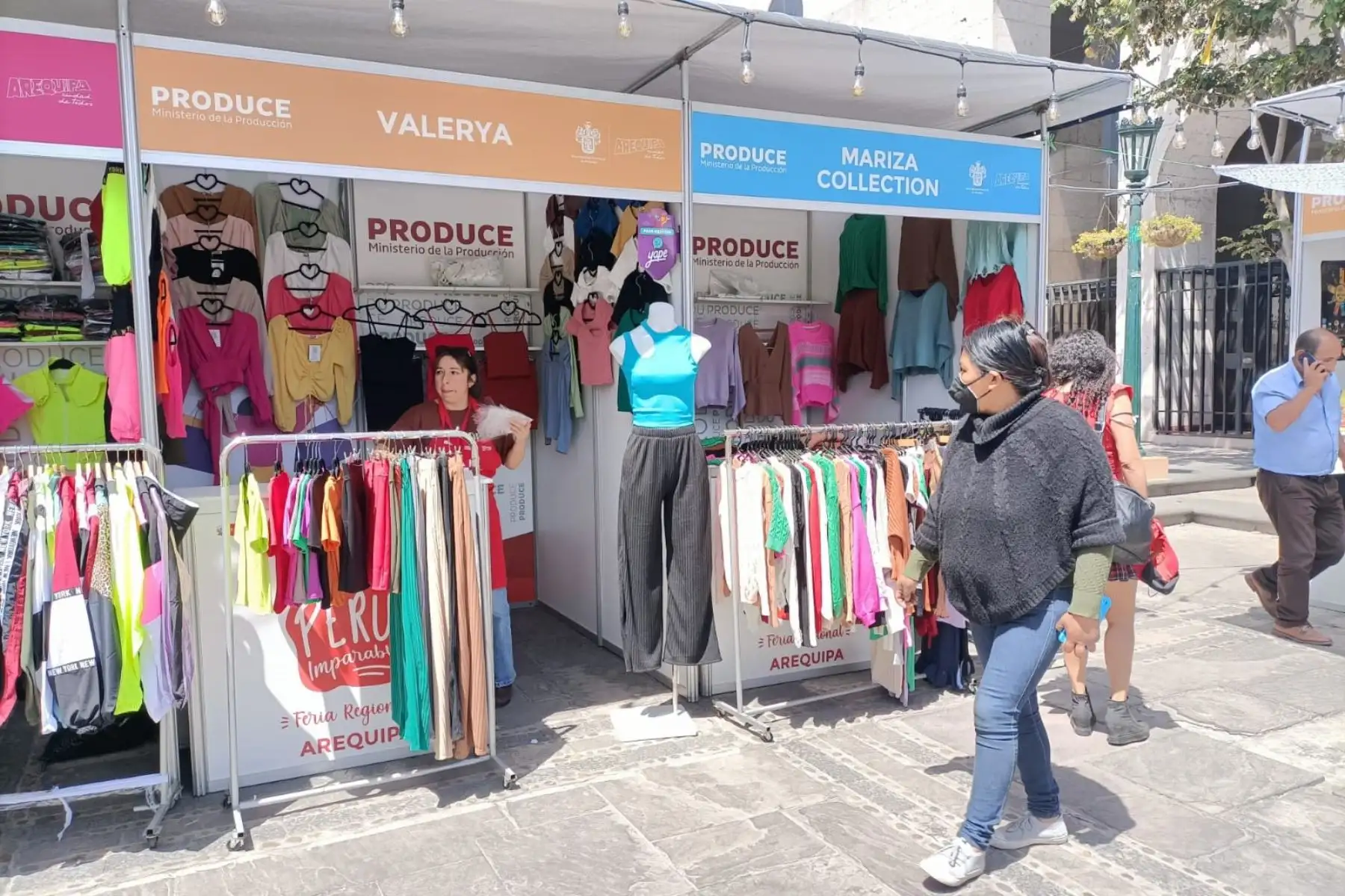 El Ministerio de la Producción promueve la feria Perú Imparable en la ciudad de Arequipa.