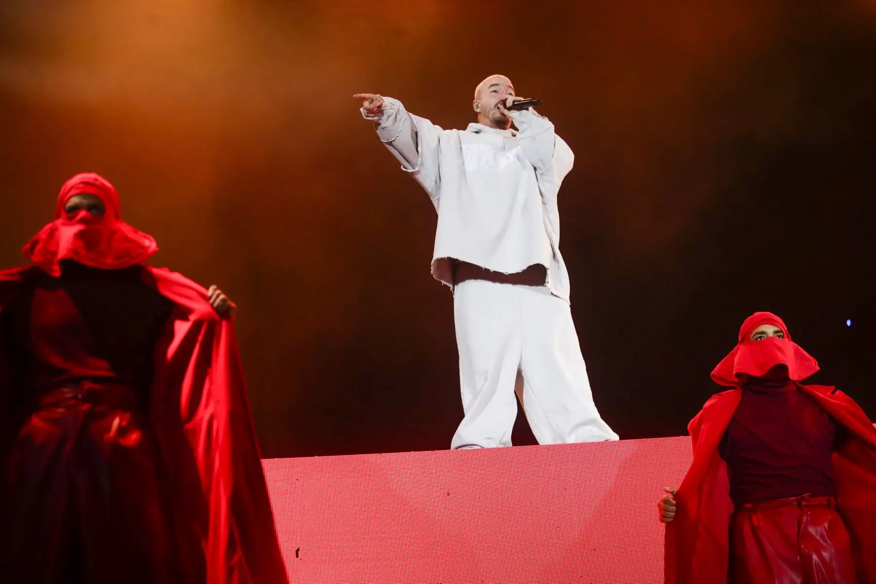 Cantante colombiano J. Balvin en concierto, Lima 2022.

Foto: ANDINA/Juan Carlos Guzmán Negrini.