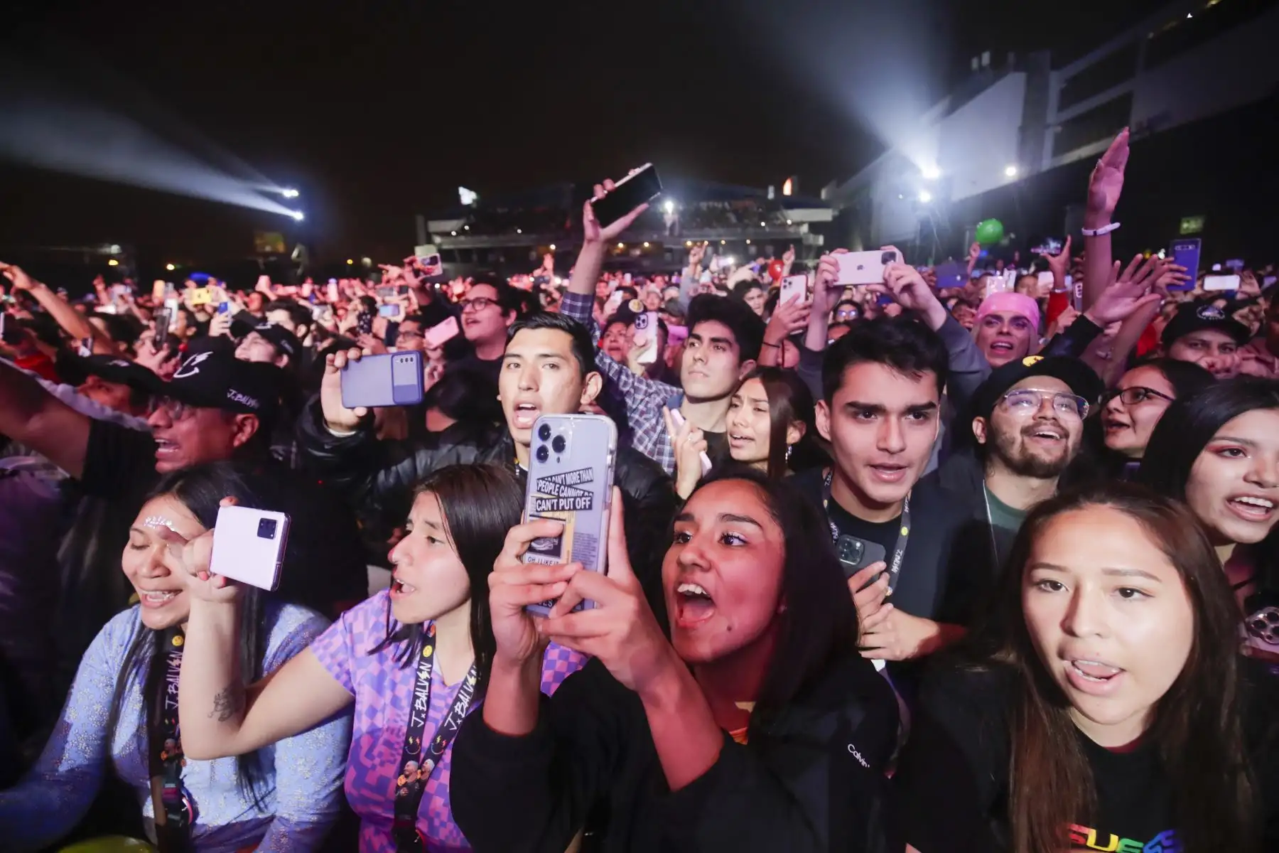 Cantante colombiano J. Balvin en concierto, Lima 2022.

Foto: ANDINA/Juan Carlos Guzmán Negrini.
