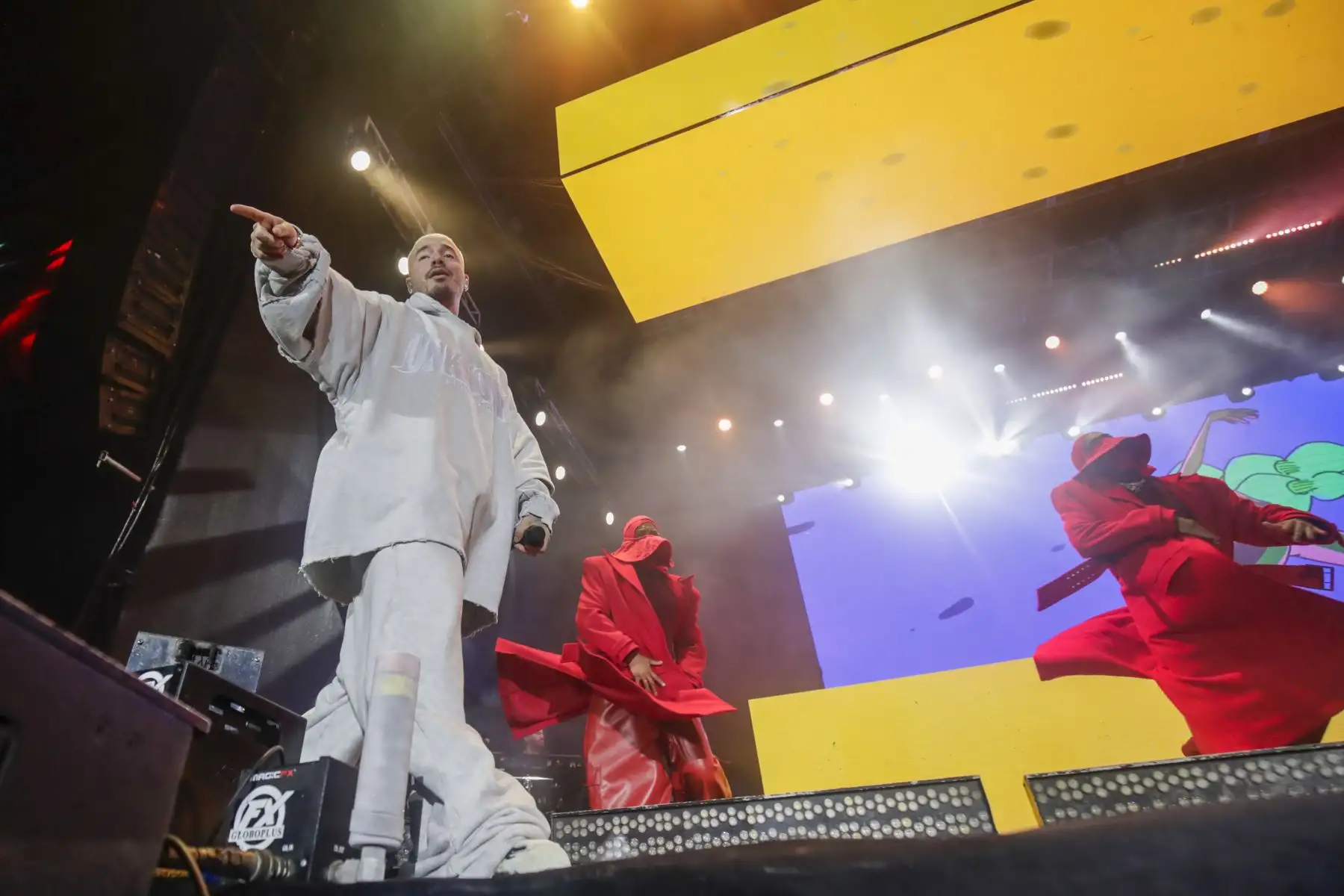 Cantante colombiano J. Balvin en concierto, Lima 2022.

Foto: ANDINA/Juan Carlos Guzmán Negrini.