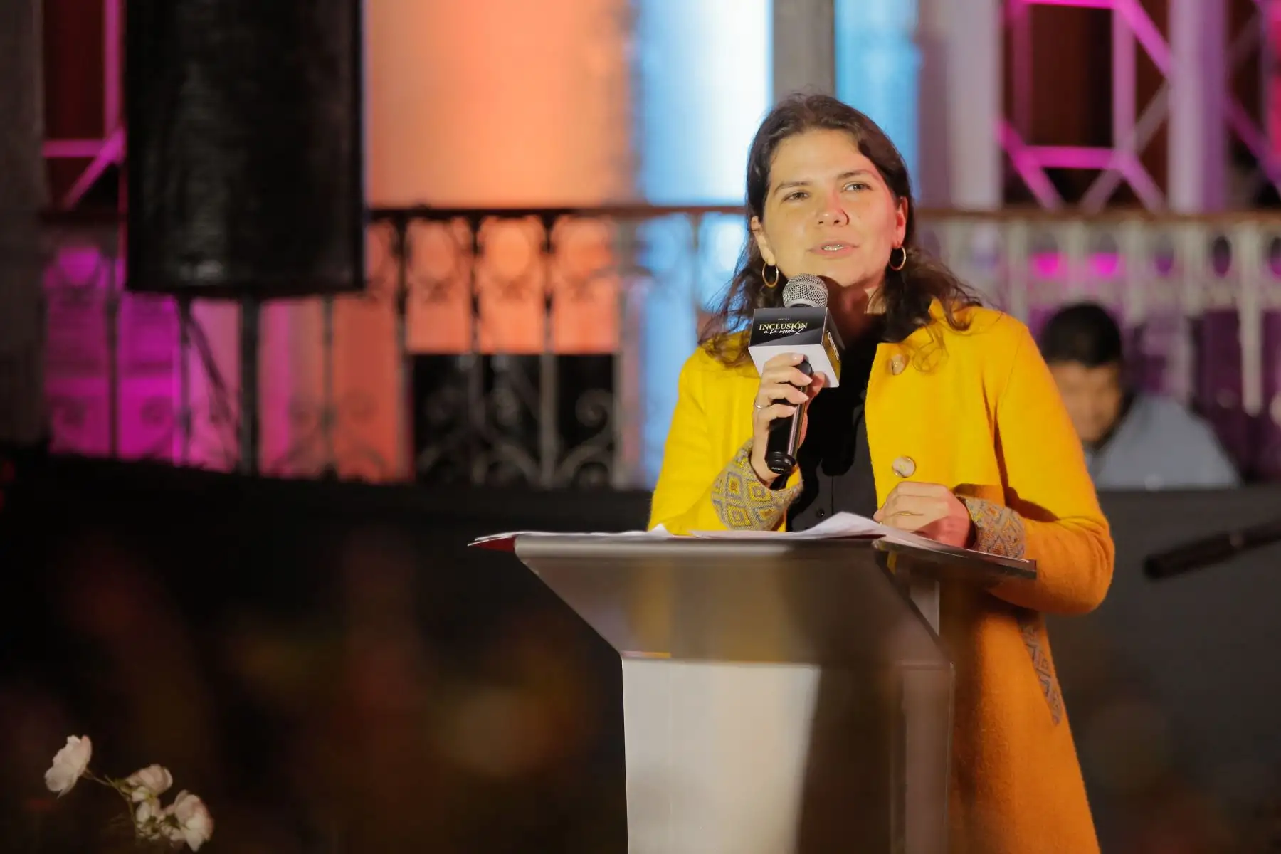 La ministra de la Mujer y Poblaciones Vulnerables, Claudia Dávila Moscoso y la primera Dama de la Nación, Lilia Paredes participaron de la segunda edición del desfile “Inclusión a la Moda 2” organizado por Conadis.

Foto: ANDINA/CONADIS