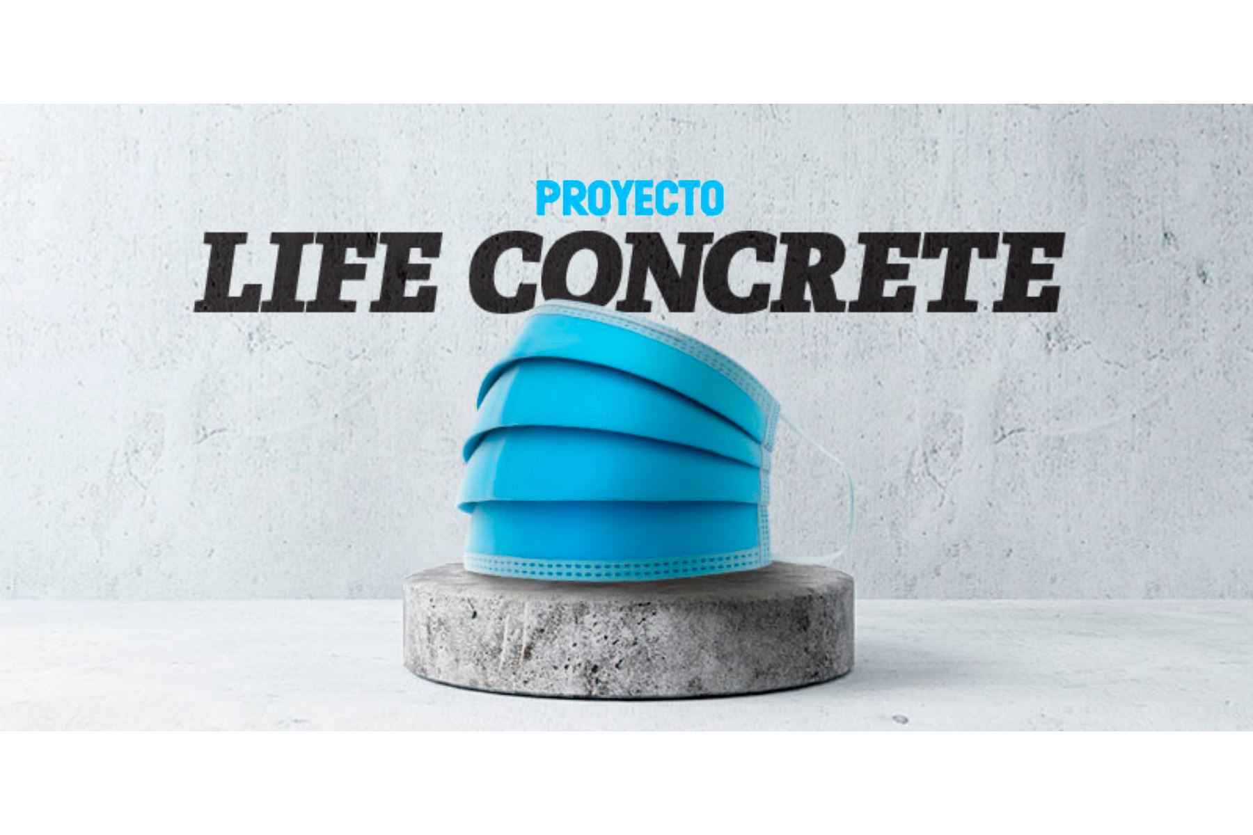 Proyecto busca mezclar el concreto con las fibras de las mascarillas, haciendo a este material más accesible y reduciendo la contaminación.