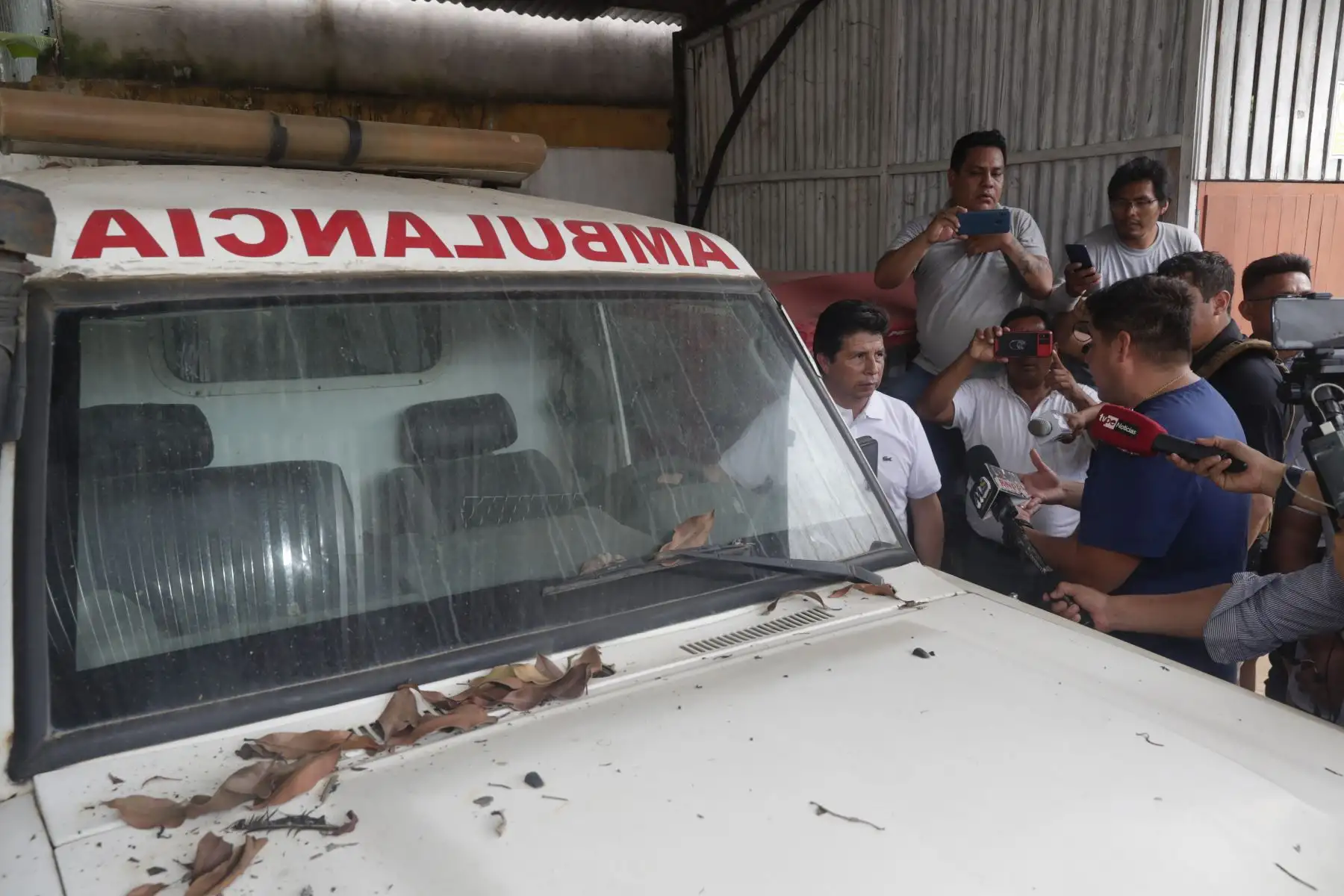 Presidente de la República, Pedro Castillo, inspeccionó de manera inopinada el Centro de Salud de Nauta, además visitó el puente Rioja y el puerto de Nauta.

Foto: ANDINA/Prensa Presidencia