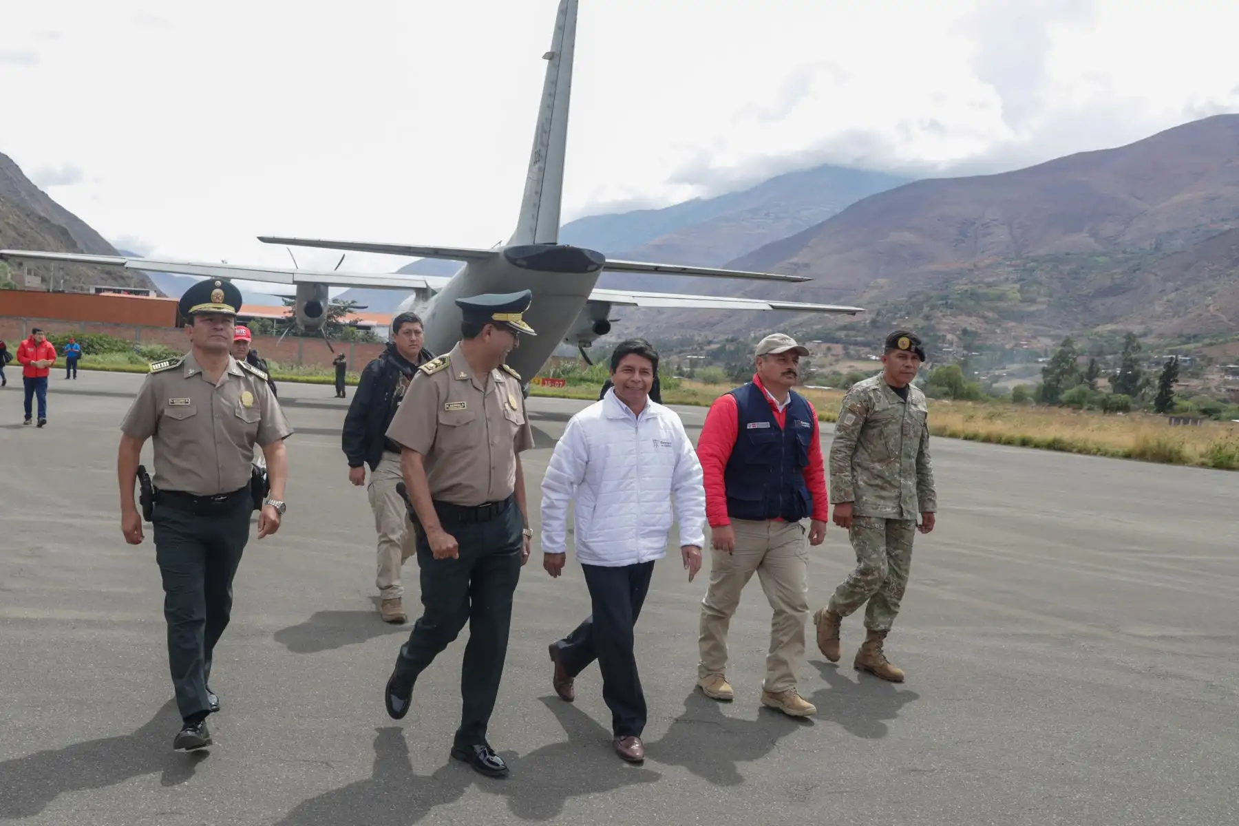 Presidente de la República Pedro Castillo llegó a Huánuco en el marco de su desplazamiento a la región de Pasco para realizar actividades de trabajo.

Foto: ANDINA/Prensa Presidencia